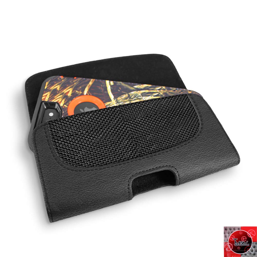 For Google Pixel 2 Leather Pouch Case, Xl Size Fit Side Way Leather [Pouch] [Holster] Clip Case For Google Pixel 2 (Fits The Pho