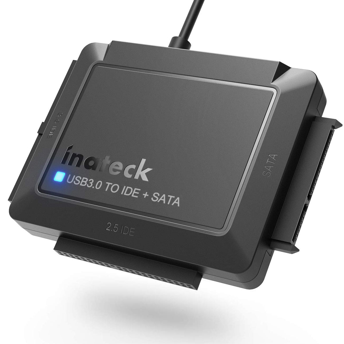 Inateck Usb 30 To Idesata External Hard Drive Reader Applicable To 2535 Hddssd, With 12V2A Power Supply, Sa03001