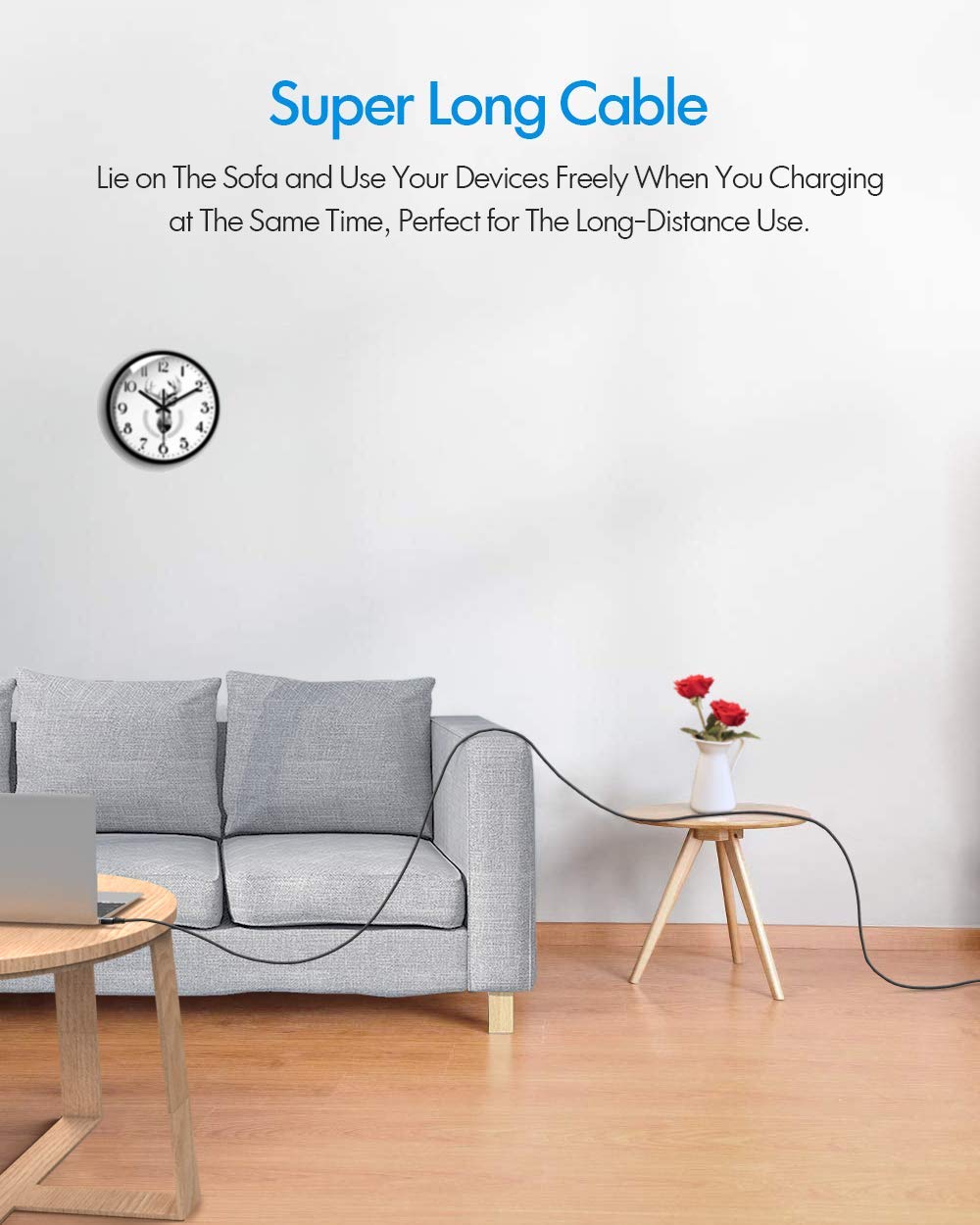 [10Ft, 2 Pack] Long Usb C To Usb C Cable 60W, Pd Fast Charging Type C Charger Cord Nylon Compatible With Samsung Galaxy S23 S22 S22+ S21 S21+ S20 Fe Note 20 Ultra Plus, Pixel 7 6 Pro 6A 5A 5 4 3 3A Xl