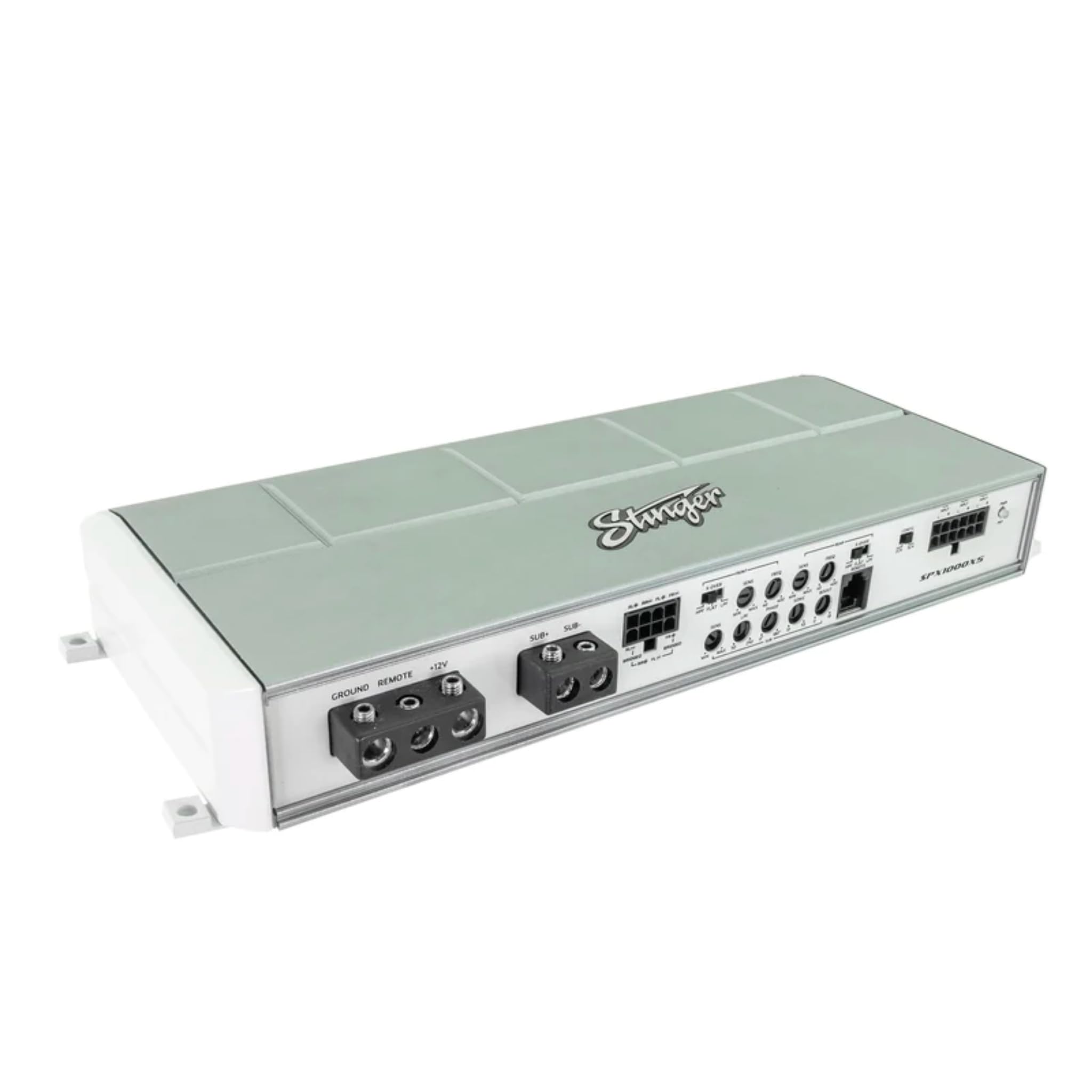 STINGER Marine Micro Amplifier  5Channel 1000 Watt, Class D PowerSports Amplifier, WeatherResisent, FullRang Five Channel (