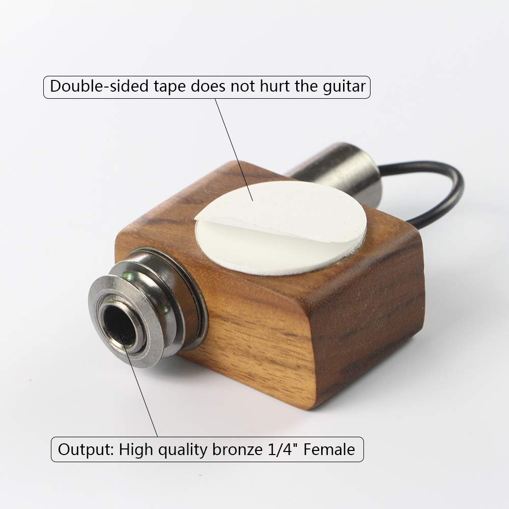 Adeline Mandolin Acoustic Guitar Pickup Soundhole Very Convenient For Acoustic Classical Guitar Ukulele Violin Cello Mandolin Ba