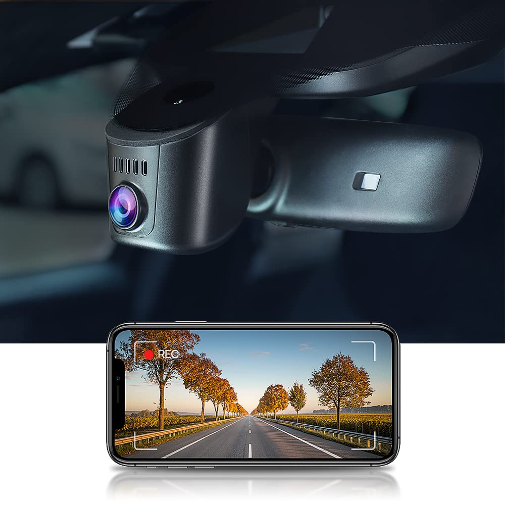 Fitcamx 4K Dash Cam Suitable For Porsche 911 992 Cayenne 9Ya 9Y0 9Y3 Panamera 971 Taycan (Model A), Oem Look, 2160P Uhd Video, B