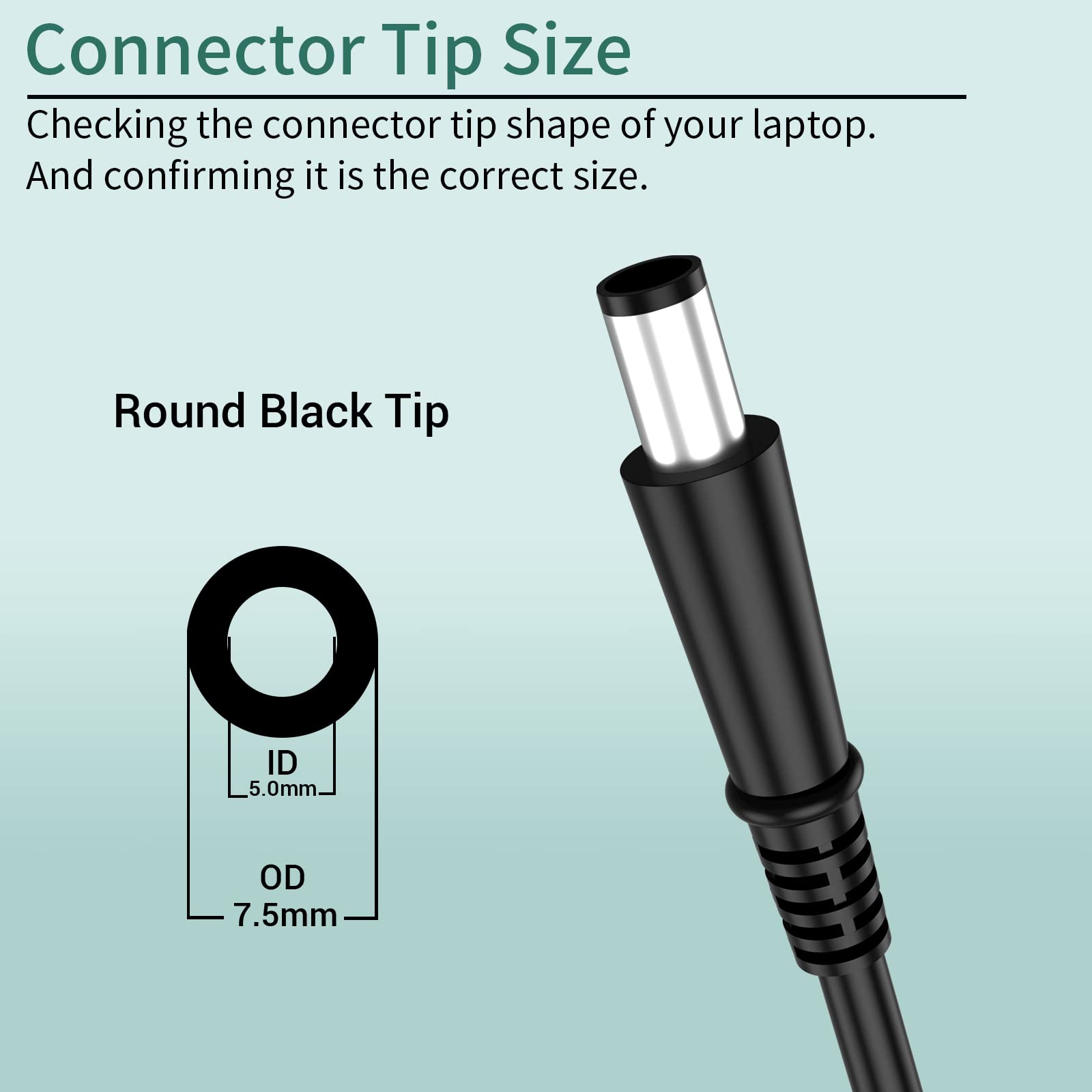 90W Ac Adapter Charger Replacement For Hp All In One Desktop 18' 19' 20' 21' 22' 23' 24' Probook 4530S 4540S 4520S 4535S 4525S 4545S 6450B 6460B 6465B 6470B Elitebook 8470P 8460P 8440P Power Supply