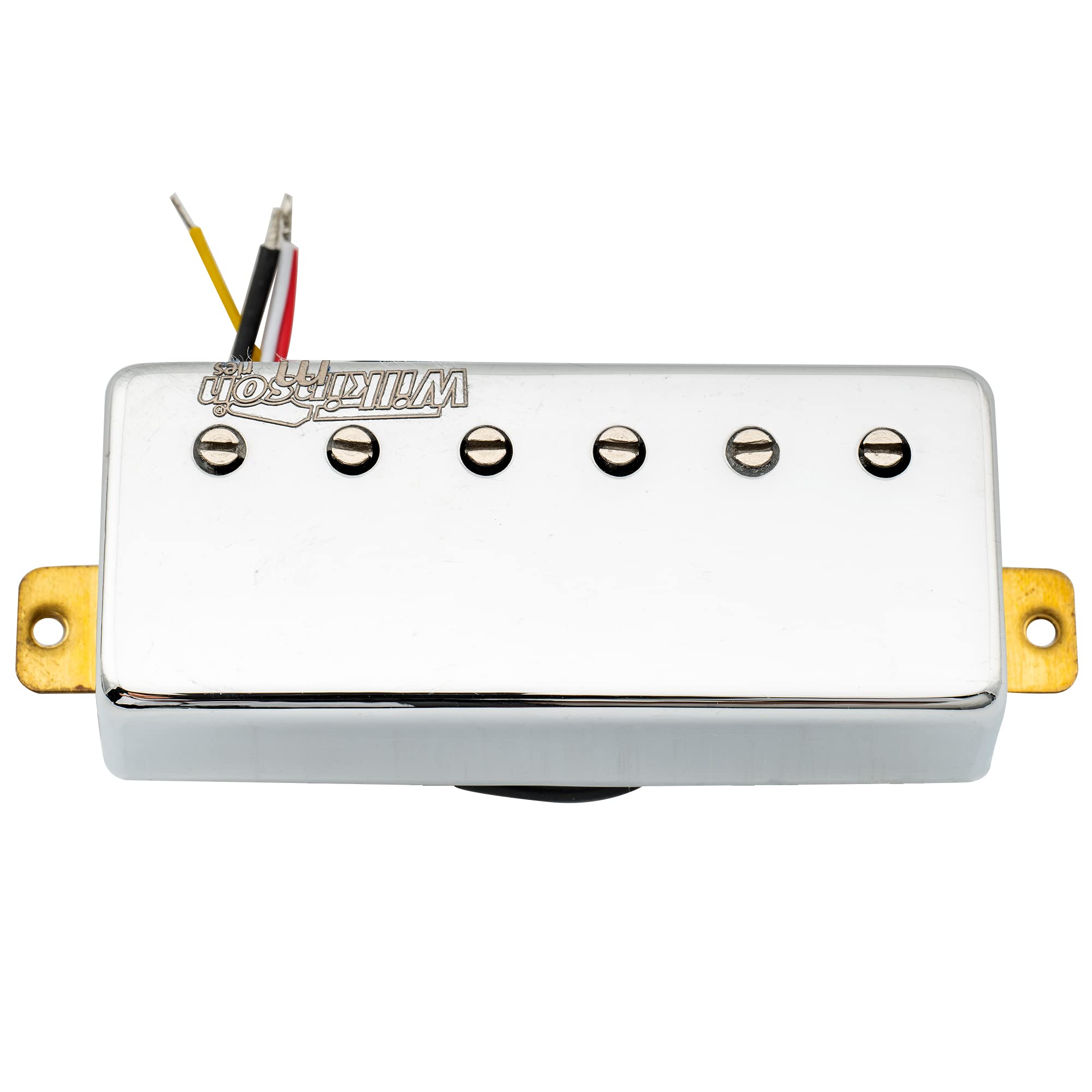 Wilkinson M Series Ceramic Mini Humbucker Electric Guitar Bridge Pickup For Les Paul/Fire Bird, Chrome