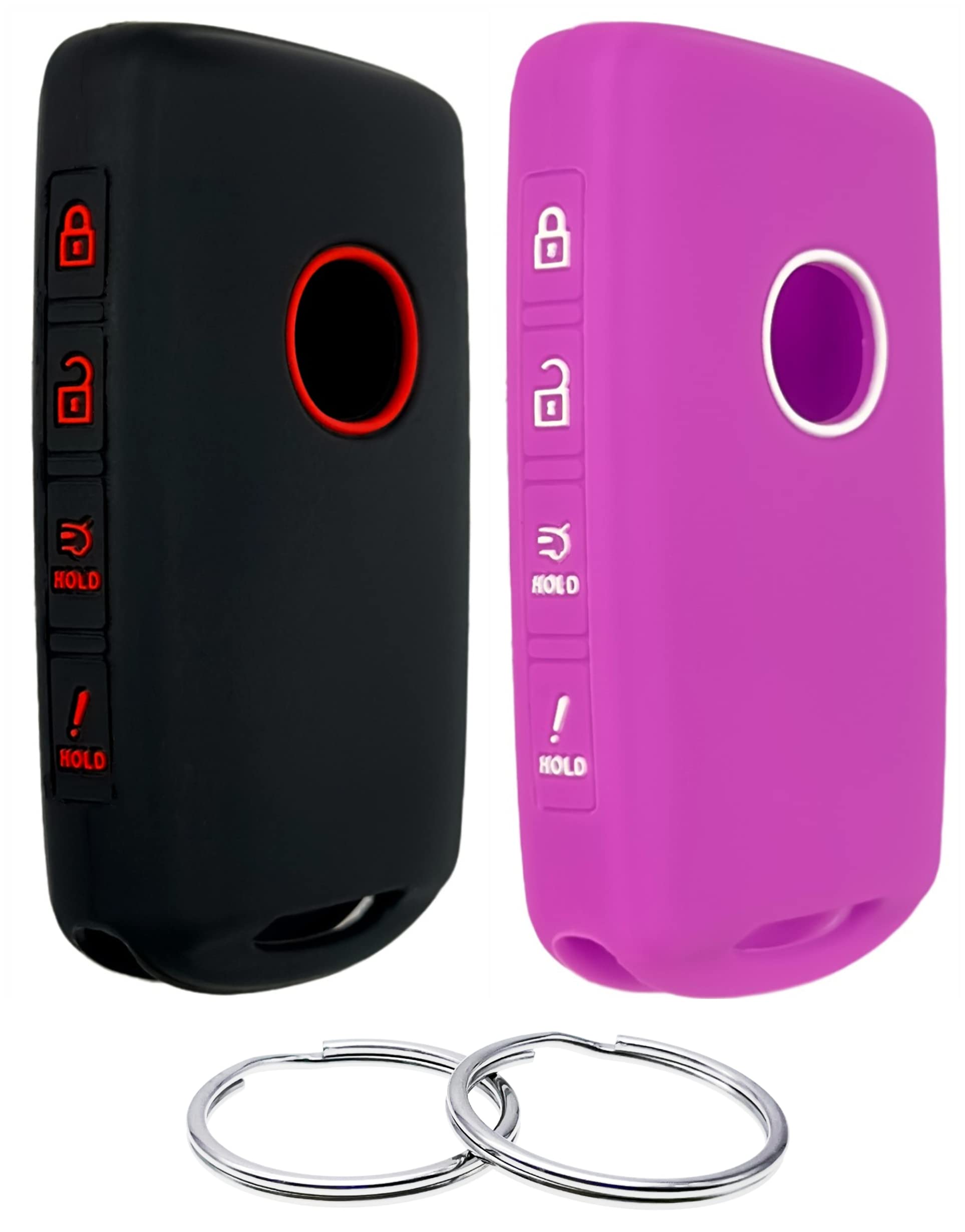 REPROTECTING Silicone Rubber Key Fob Cover Compatible with 2019-2026 Mazda 3 6 CX-30 CX-5 CX-9 CX-50 WAZSKE11D01 662F-SKE11D01