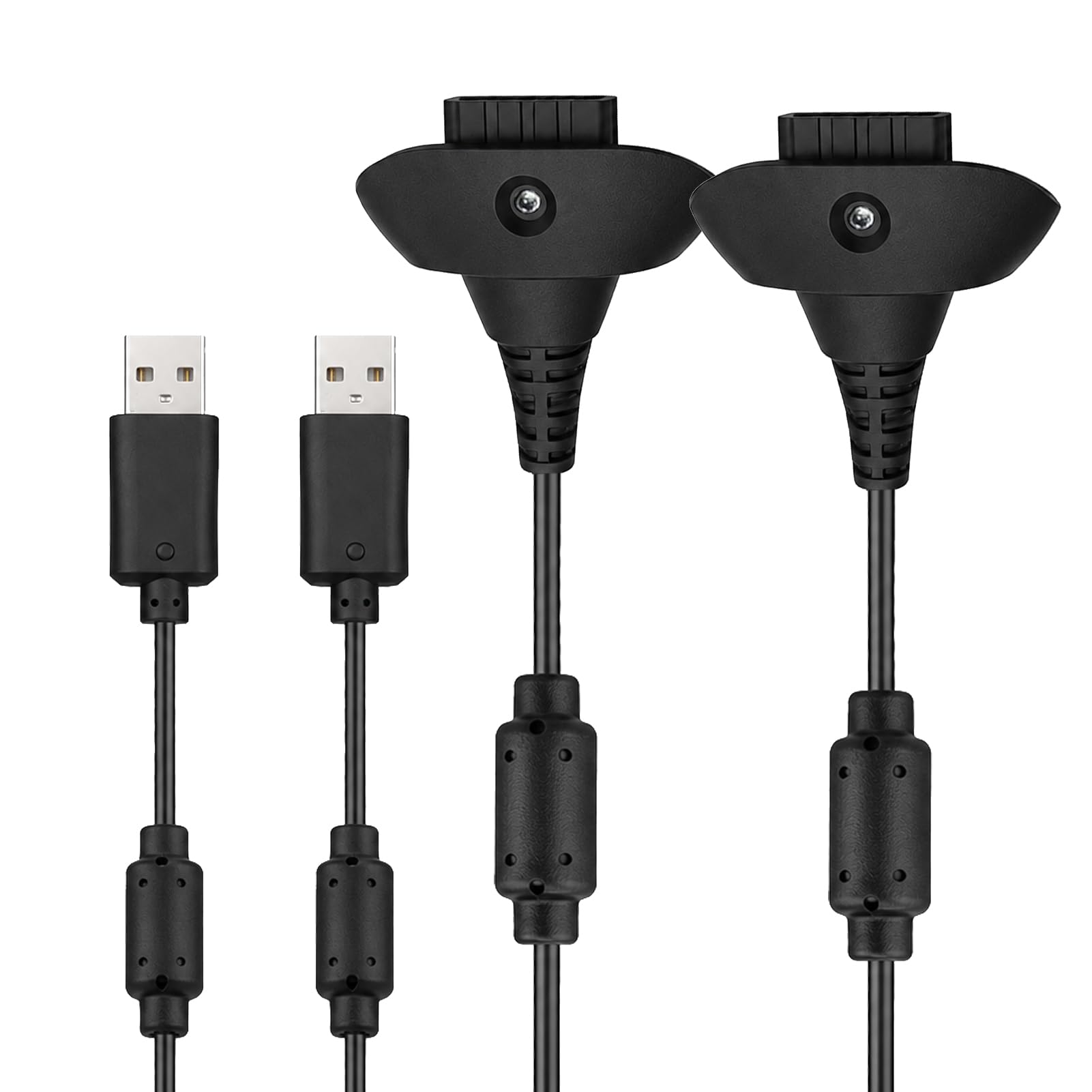 USB Charging Cable Compatible with Microsoft Xbox 360 Controller, 6FT