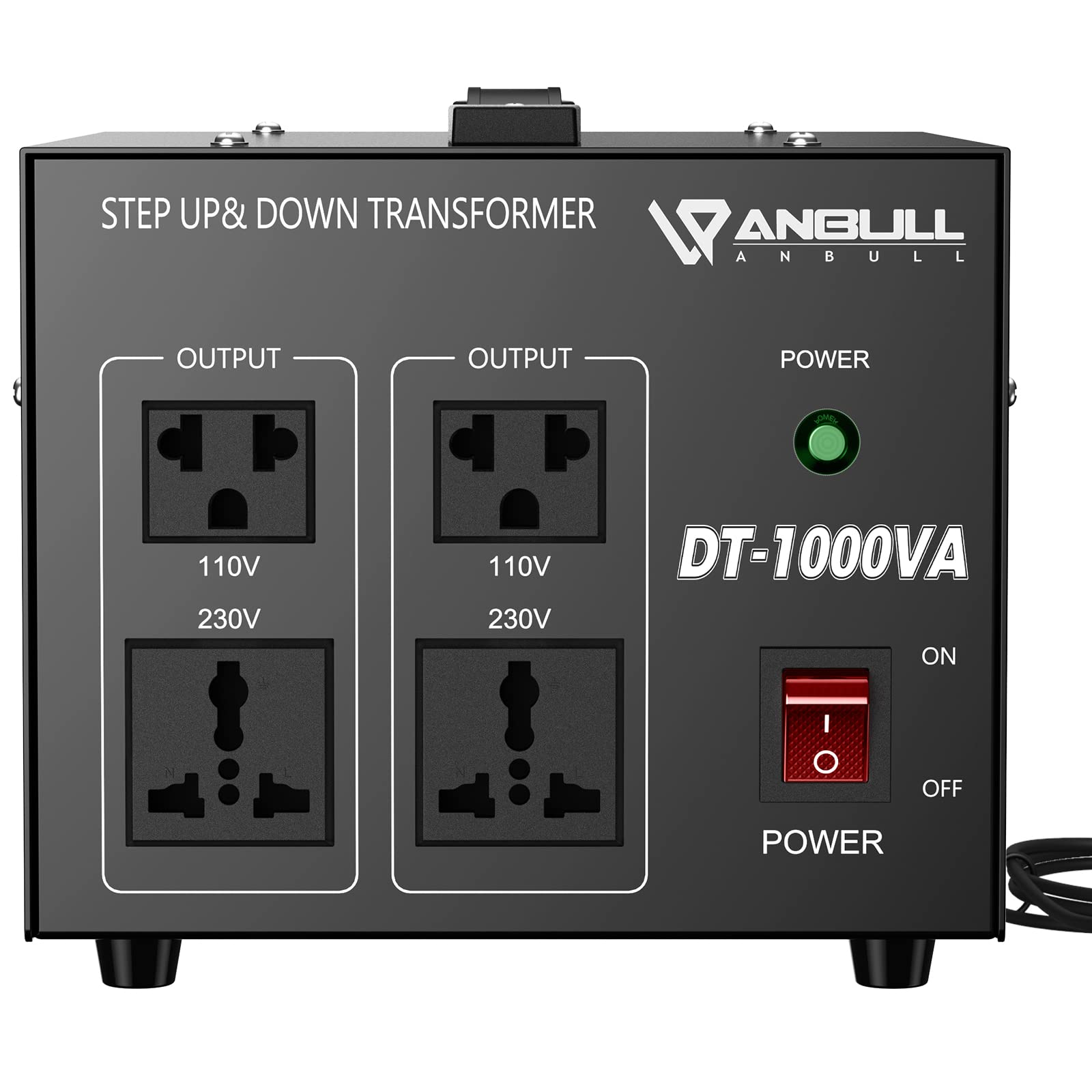 Anbull Voltage Converter 1000 Watt Voltage Transformer, 220V / 230V / 240 Volt To 110V / 120 Volt Or 110V / 120 Volt To 220V / 2