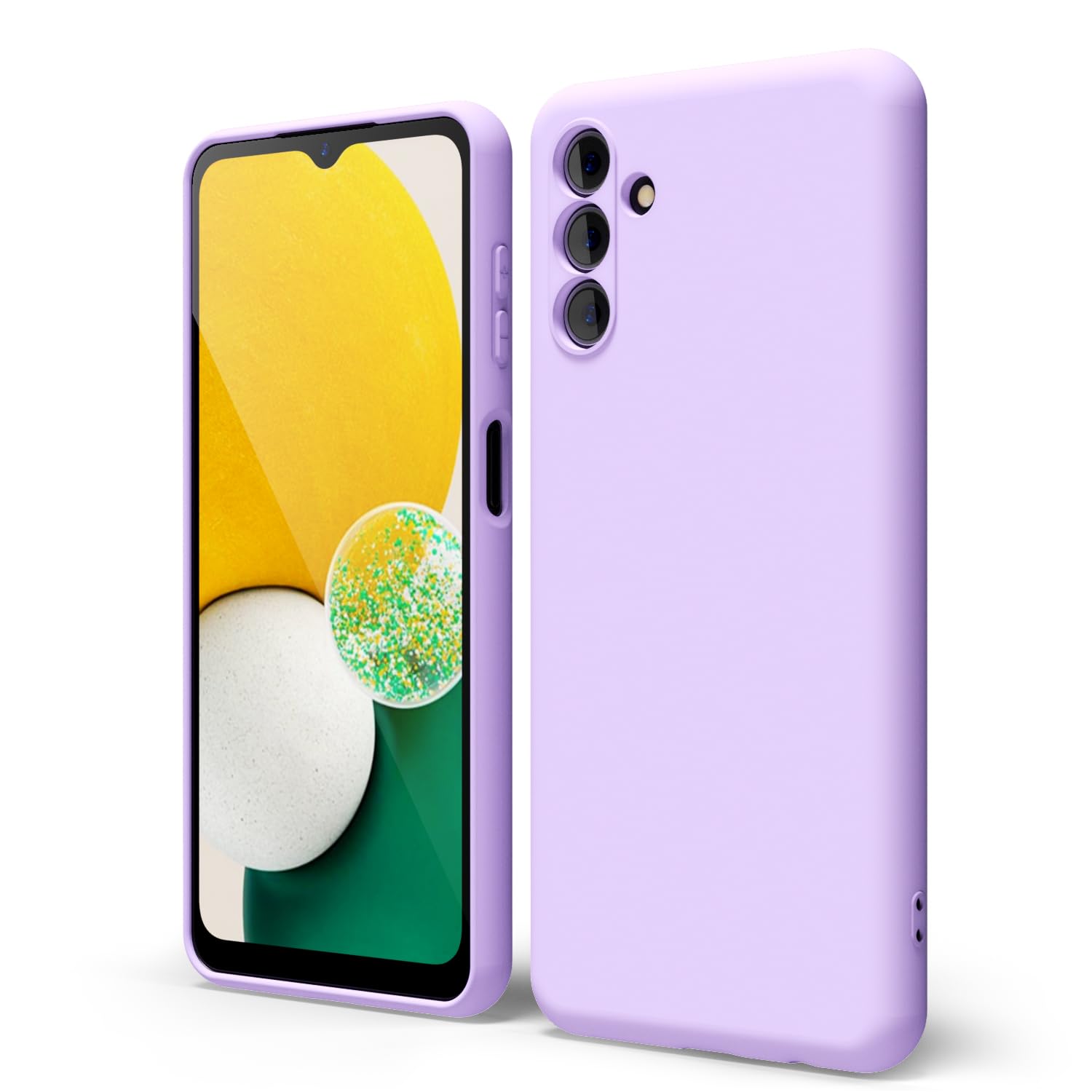 Oakxco For Samsung Galaxy A13 5G Phone Case/A04S Phone Case Liquid Silicone, Soft Rubber Tpu Plain Smooth Gel Cover For Women Gi