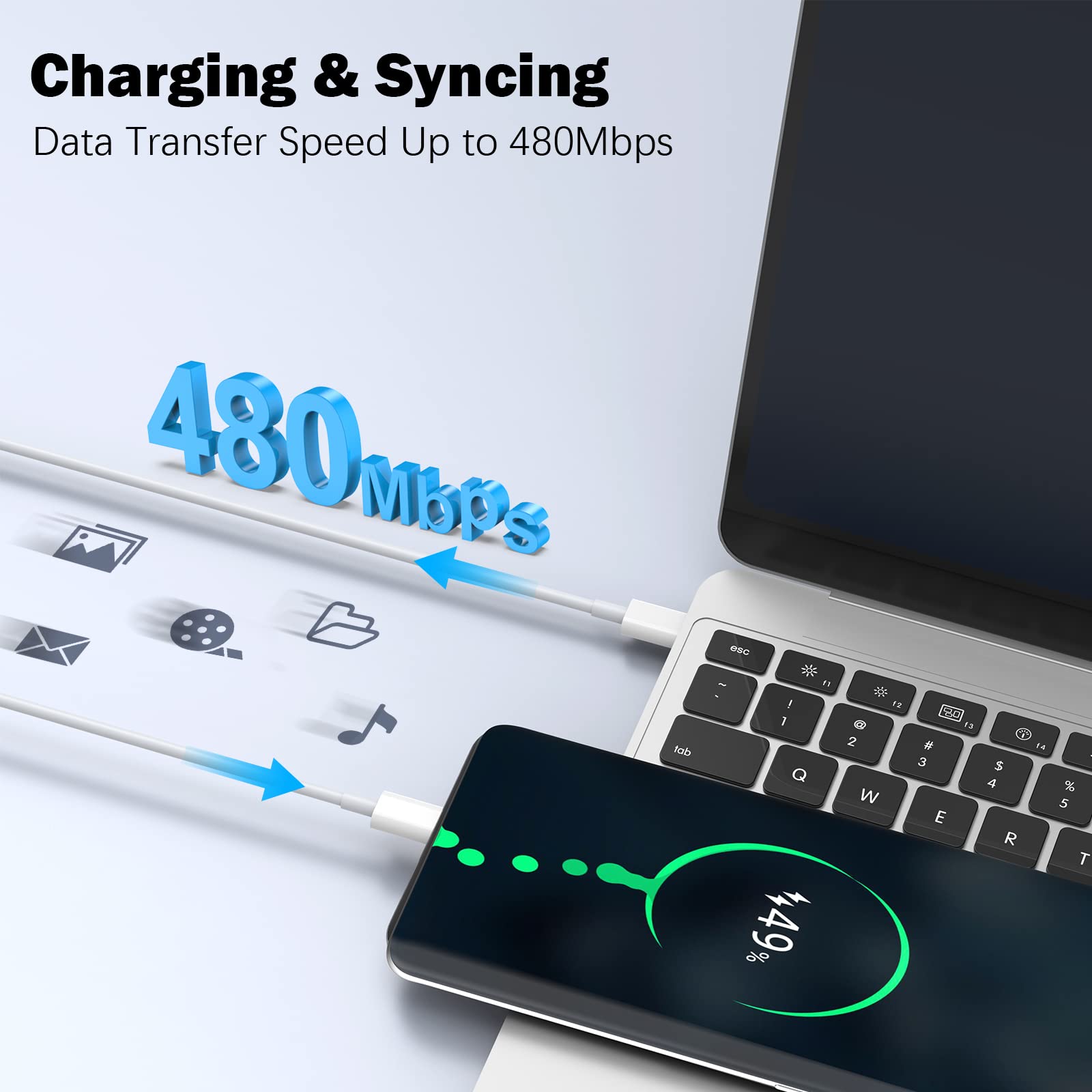 Mac Book Pro Charger   120W Usb C Fast Charger Adapter Compatible With Macbook Pro & Macbook Air 13, 14, 15, 16 Inch, Ipad Pro,