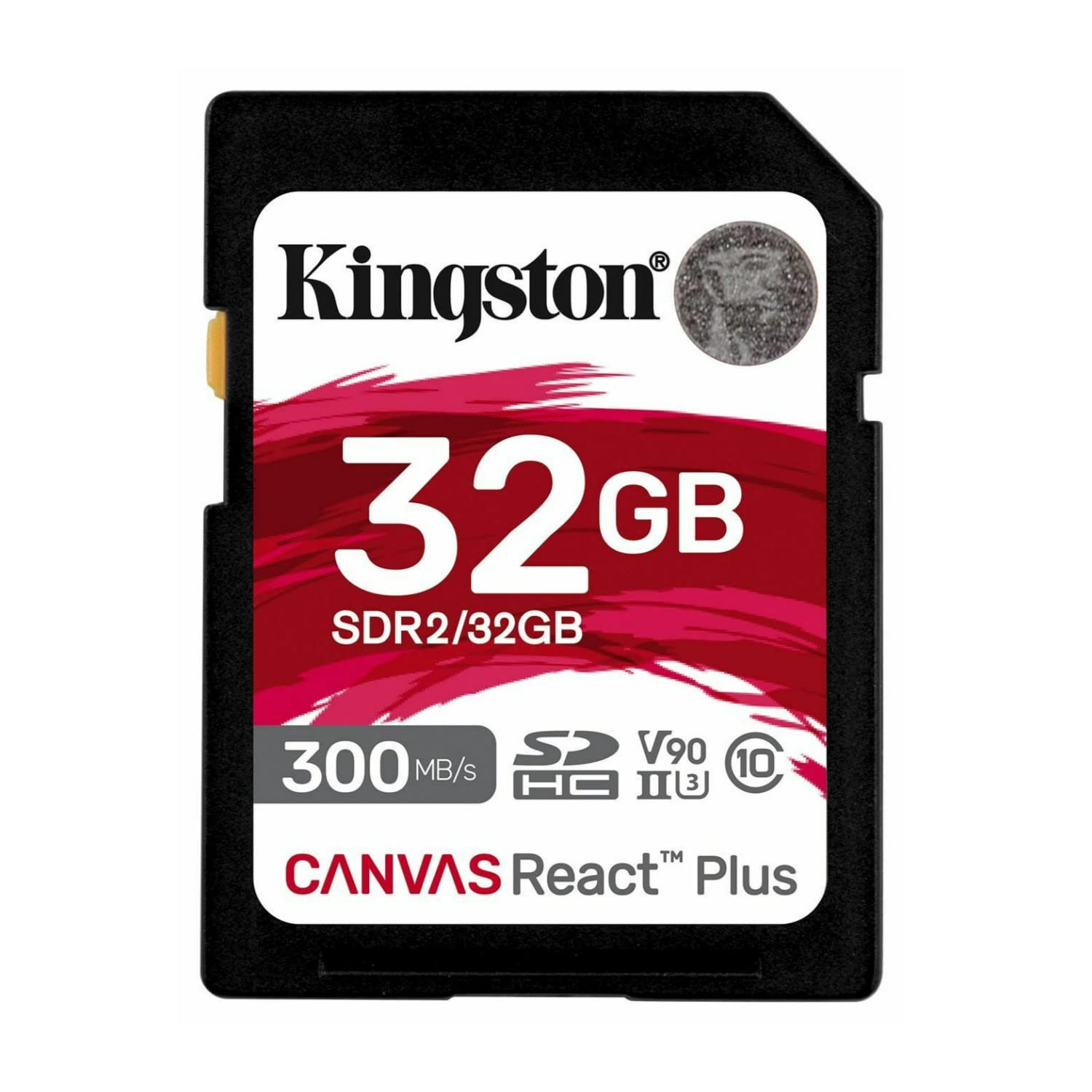 Kingston Canvas React Plus 32Gb Sd Card | Sdhc Uhs Ii | 300R/260W U3 V90 | Full Hd/4K/8K | Sdr2/32Gb