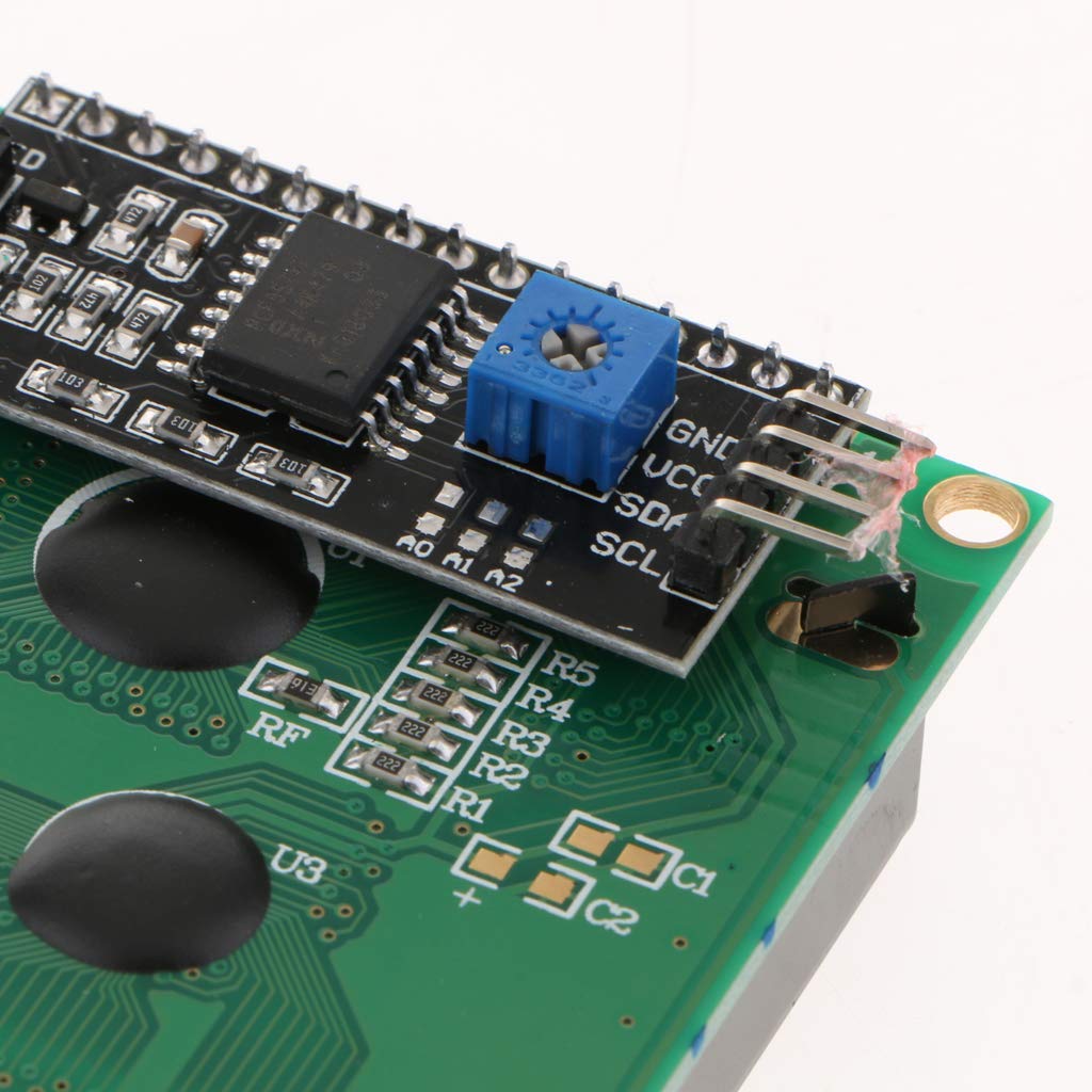 HiLetgo 2004 20X4 LCD Display Screen Serial I2C Adapter Yellow Green for Arduino Raspberry Pi