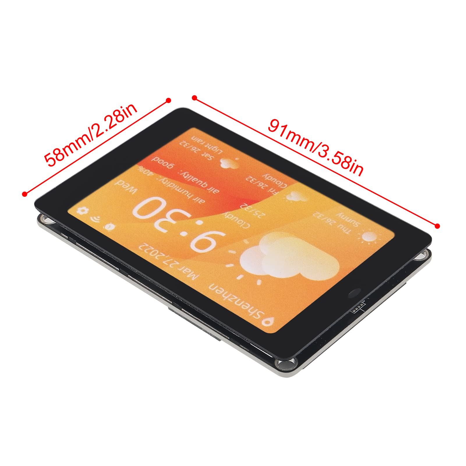 Esp32 Development Board, 1Pcs Wt32 Sc01 With 3.5 Inch 320X480 Capacitive Multi Touch Lcd Screen Built In Bluetooth Wifi Compatib