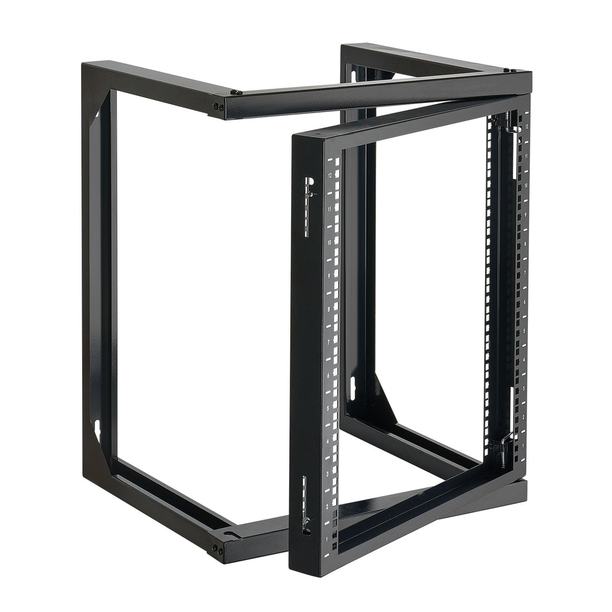 VEVOR 12U Open Frame Server Rack, Free Standing or Wall Mount Rack with ...
