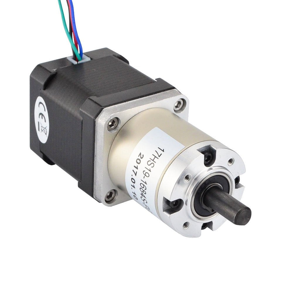 Stepperonline 51:1 Planetary Gearbox High Torque Nema 17 Stepper Motor Precision Camera Diy