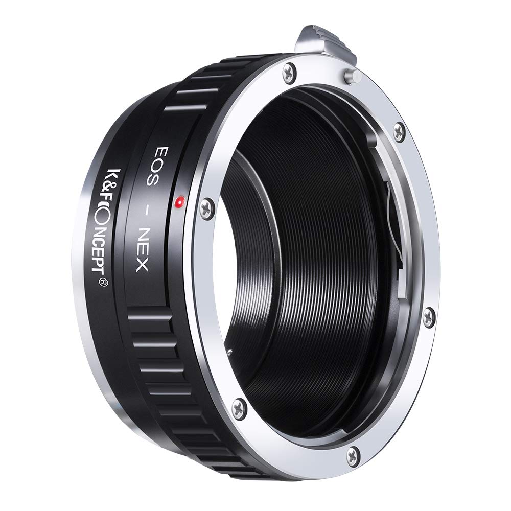 K&F Concept Ef Ef S To E Mount Adapter, Manual Focus Lens Mount Adapter Compatible With Canon Eos Lens To Sony Alpha Nex E Mount Camera Body