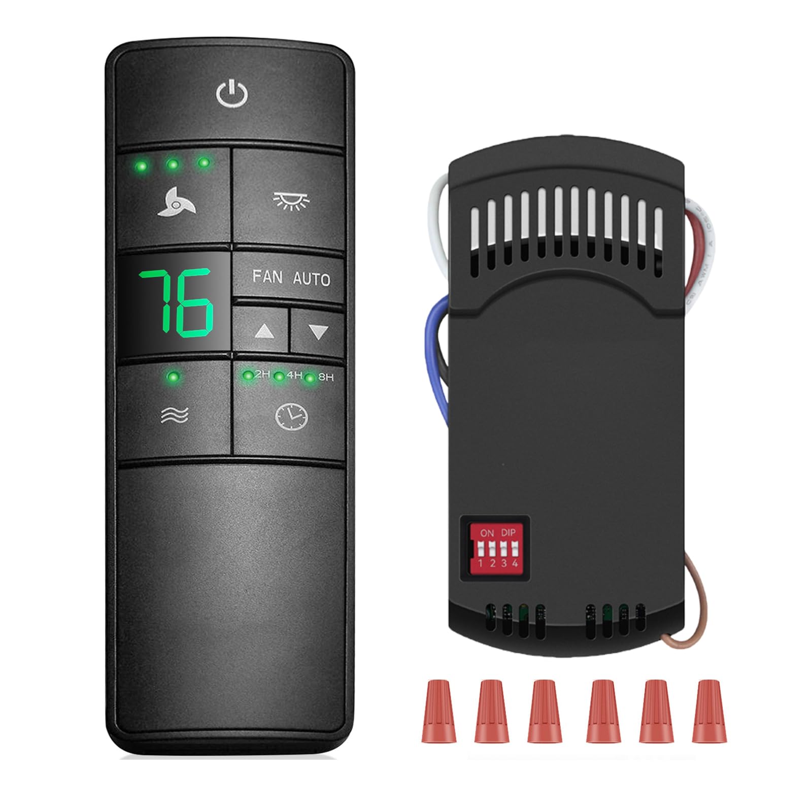 3 Speed Universal Ceiling Fan Thermostatic Remote Control For Hampton Bay Harbor Breeze Hunter Honeywell Home Decorators Collect