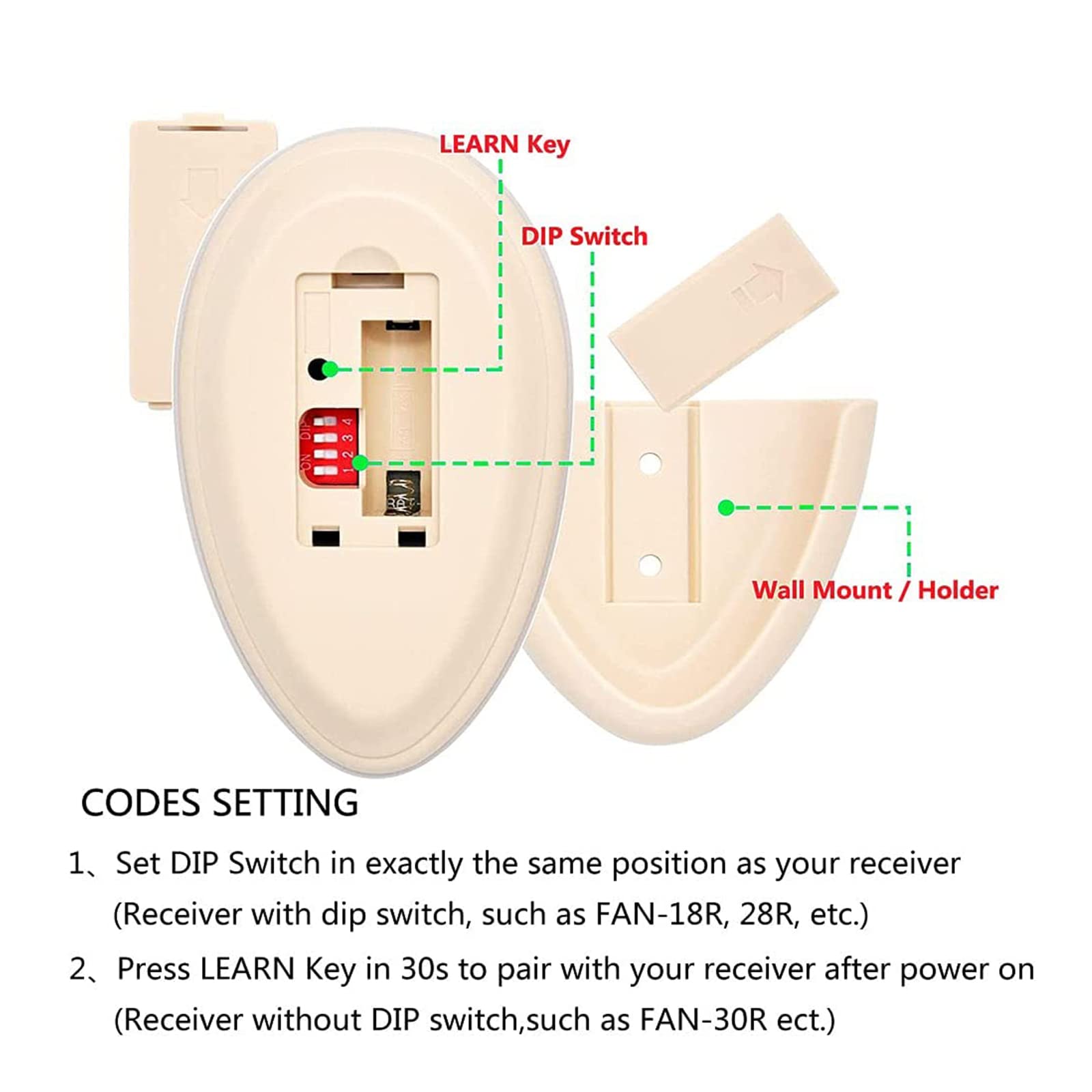 35T Ceiling Fan Remote Control Replacement For Allen Roth Harbor Breeze Hunter Fan35T1 L3Hfan35T1 Fan 35T Fan 11T L3Hfan35T 2Aaz