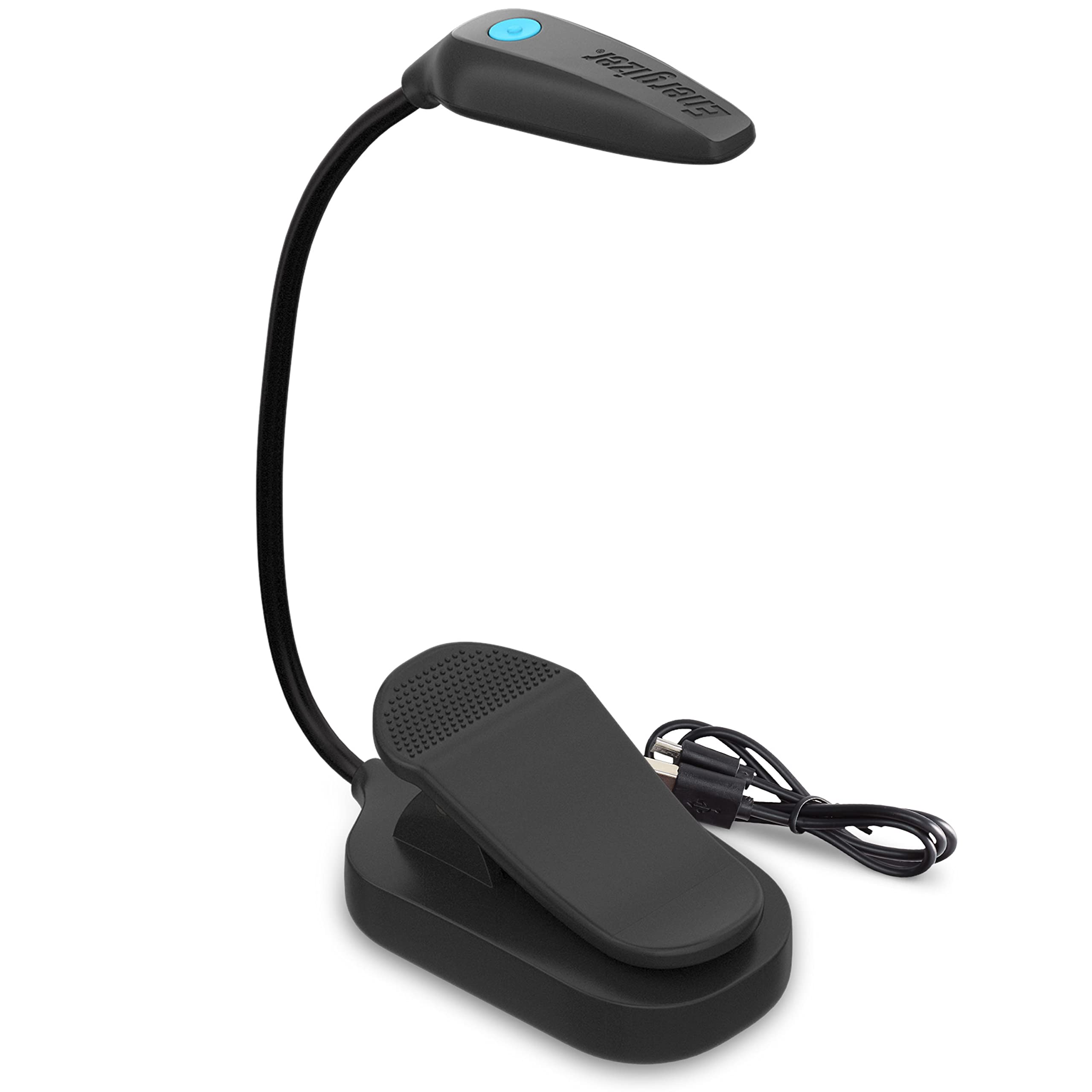 Energizer Rechargeable Led Book Light Flex, 3 Modes, Warm Light Clip On Reading Light With Flexible Neck For Reading In Bed (Usb