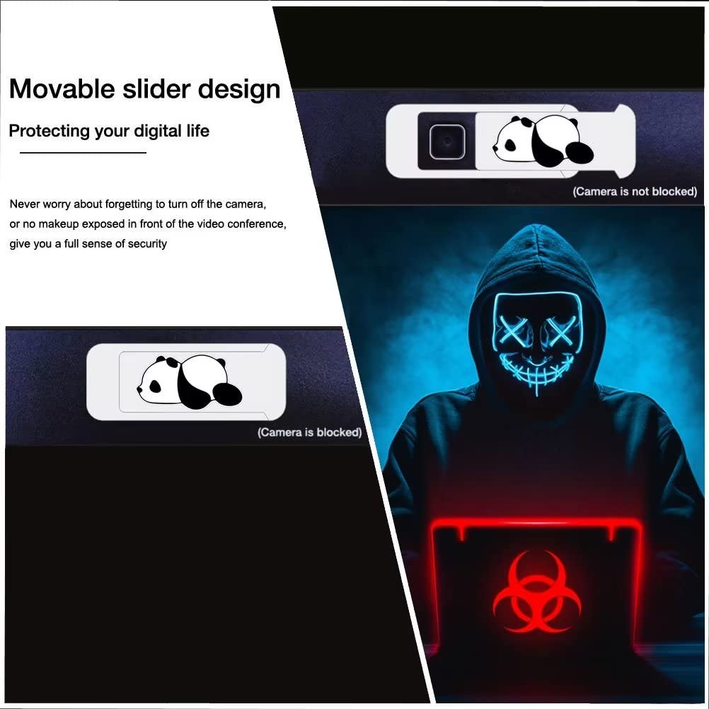Jungle Deer Laptop Camera Cover Slide,Webcam Cover Slide,Protecting Your Privacy Security & Shelter From Breath Lamp - Cute Patt