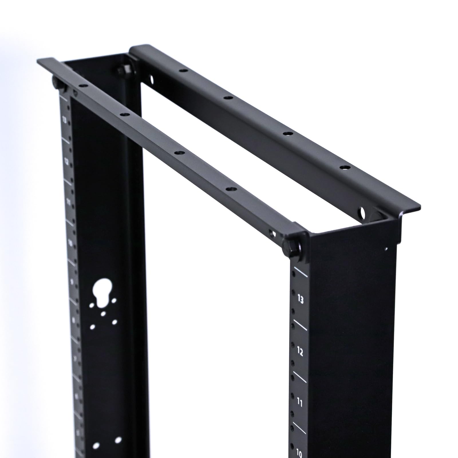 Aeons 45U 2 Post Open Frame Server Network Relay Rack For 19 Inch Networking Data & It Devices A/V Equipment, Durable 2 Post Rac