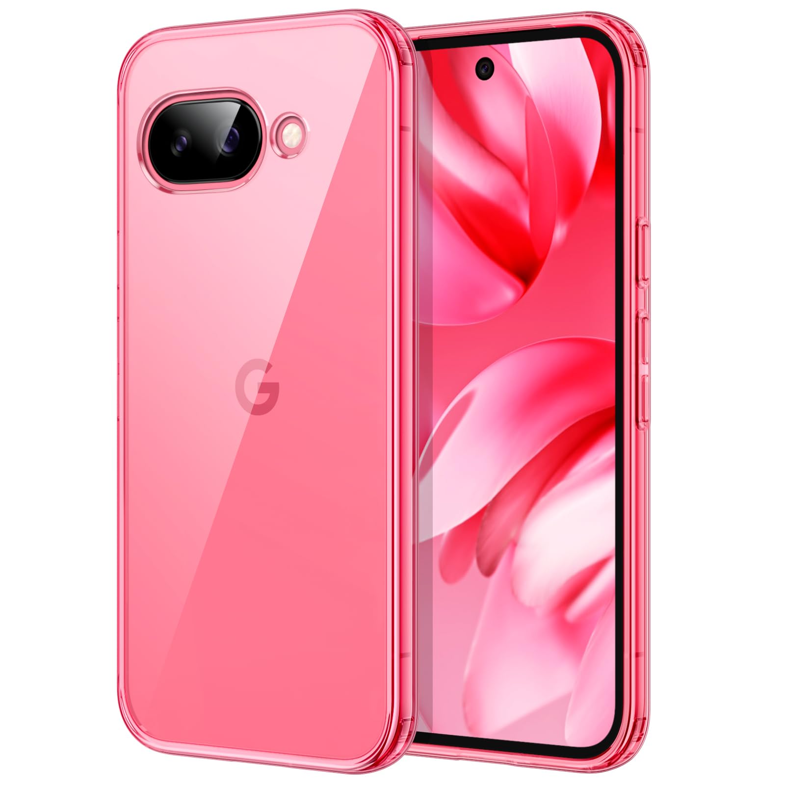 JETech Case for Google Pixel 9a 6.3-Inch 2025, Non-Yellowing Shockproof Bumper Protective Phone Cover, Anti-Scratch Hard PC Back