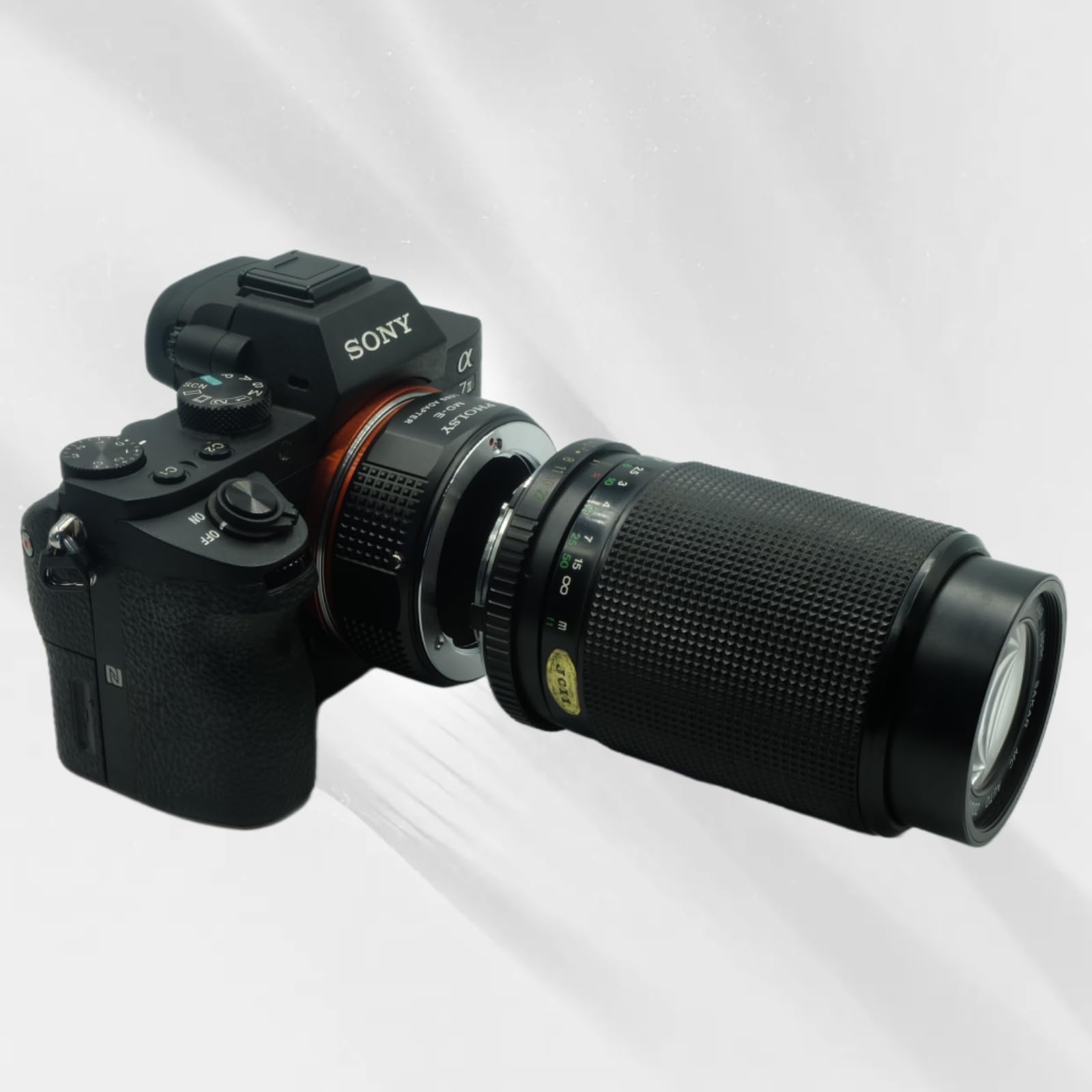 Pholsy Lens Mount Adapter For Rokkor Md/Mc/Sr Lens Compatible With Minolta Md To E Mount Camera Body Compatible With Sony A1 A9