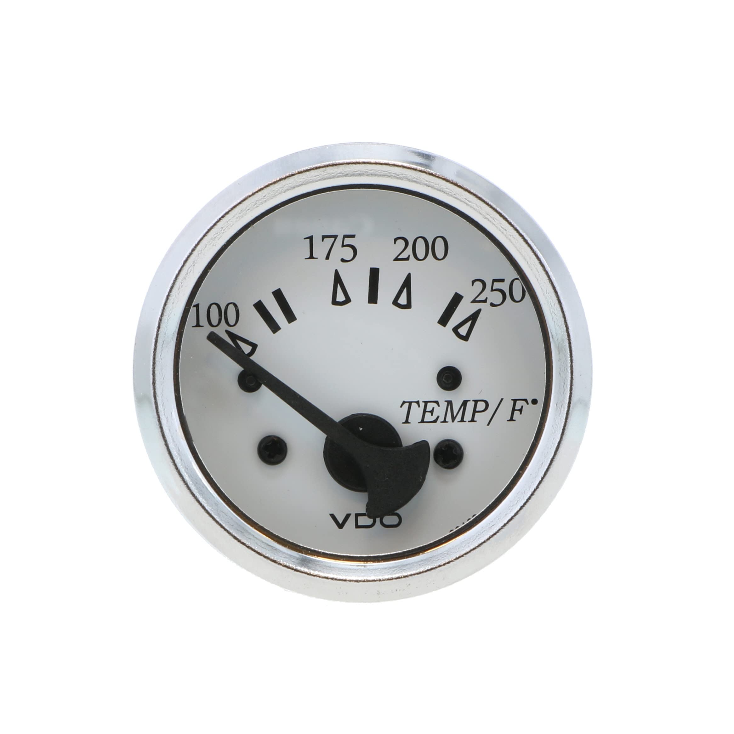 Vdo Cockpit Marine 52Mm (2-1/16'') Water Temp. Gauge - 0-250&Deg;F - White Dial/Chrome Bezel,WBEEAB0BN4HR8J8