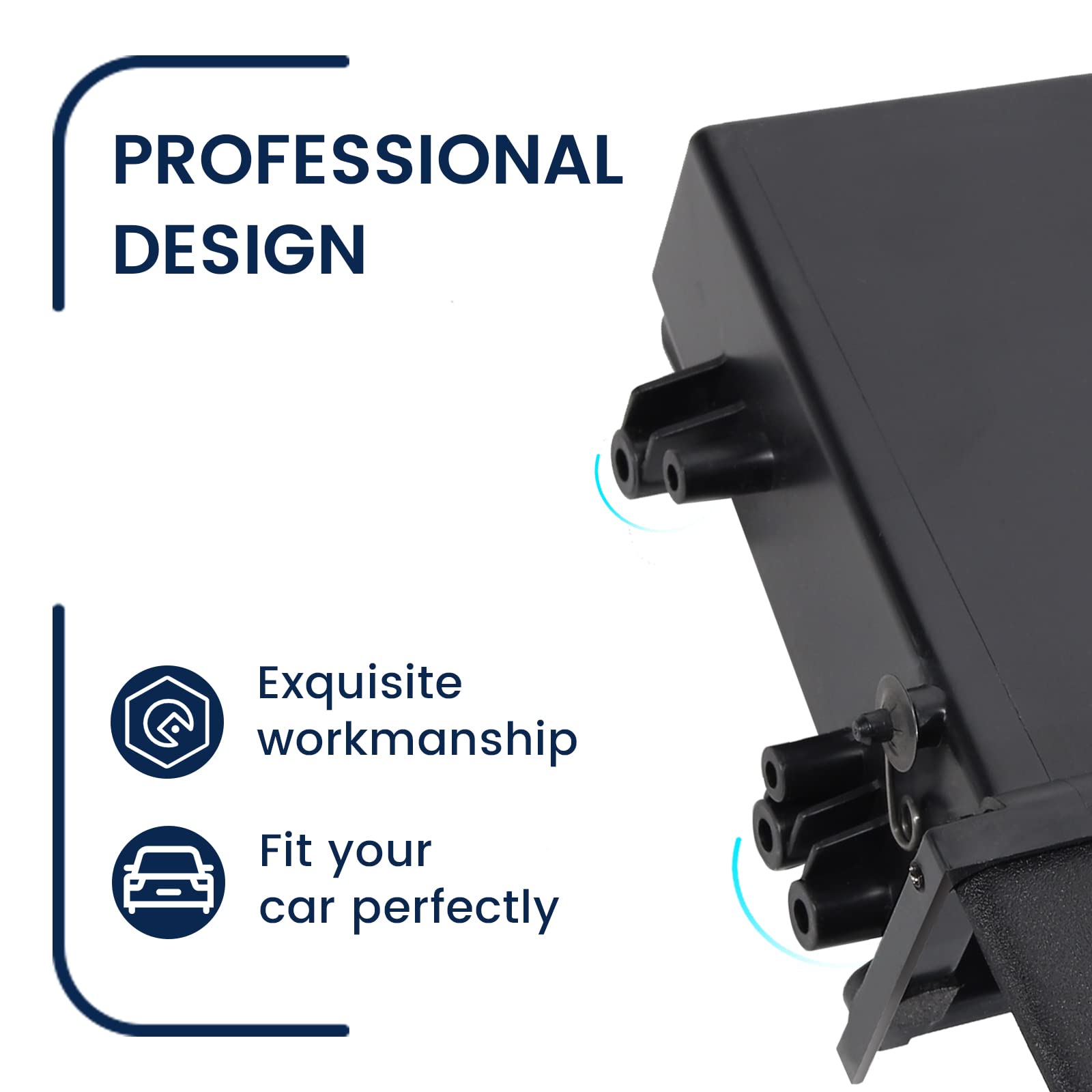 Red Wolf Universal Single Din Car Dash Radio Storage Box One Din Stereo Drawer Kit Dash Trim Install Pocket