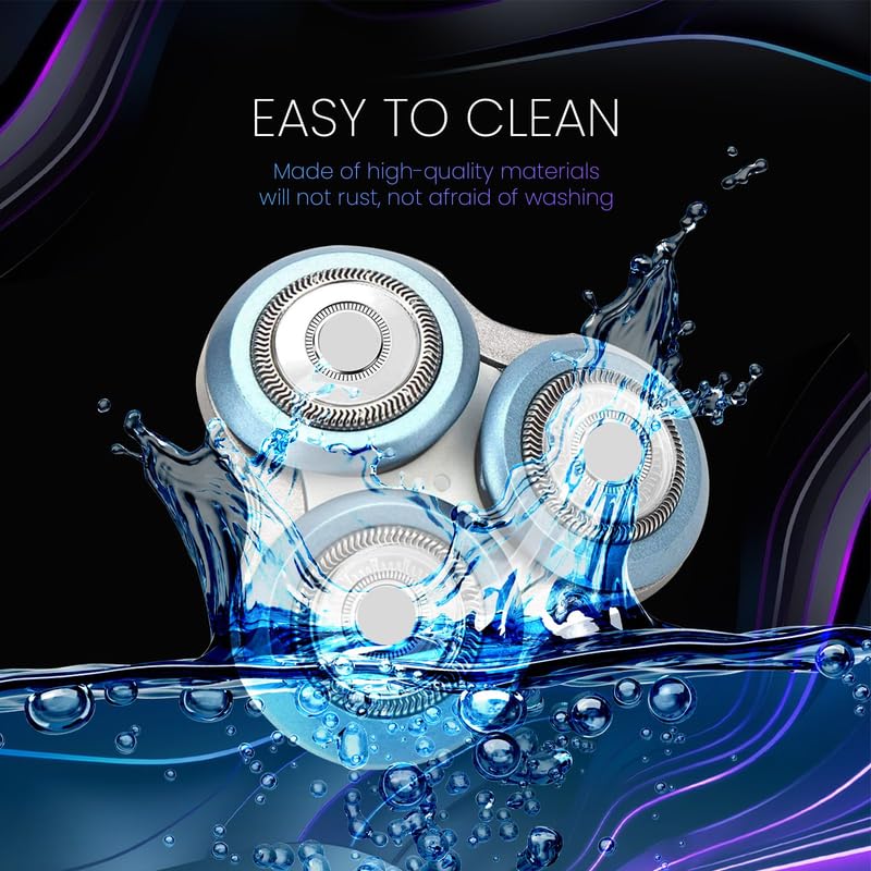 Golden Lotus Creations Sh70/71 Replacement Heads Blades Compatible With Philips Norelco Series 7000 Electric Shavers Sh70 Sh71 D