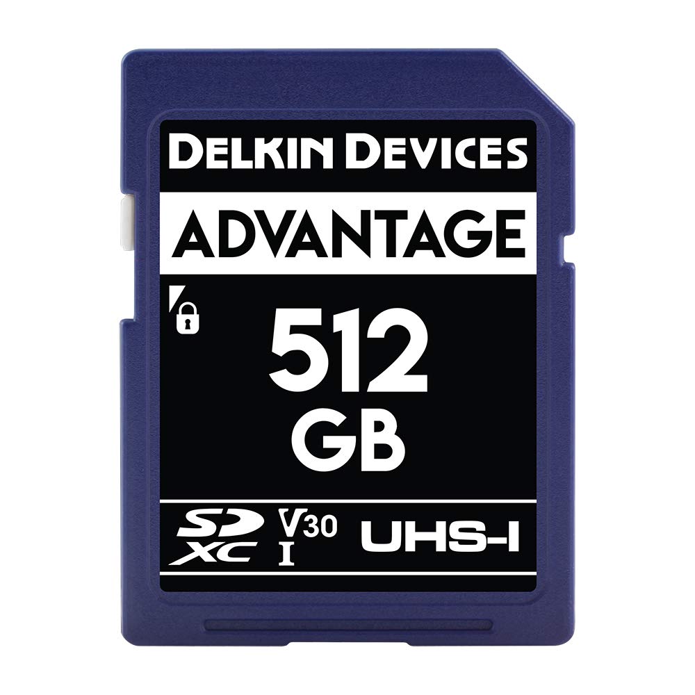 Delkin Devices 512Gb Advantage Sdxc Memory Card Uhs I (U3/V30)   High Speed Sd Card 512Gb For Cameras | Memory Cards For Cameras