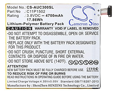 Replacement Battery For Asus P023 Z300C Z300Cg Z300Cxg Zd300M Zenpad 10 Zenpad 10.1 Part No Asus C11P1502 (1Icp3/108/118) C11P15
