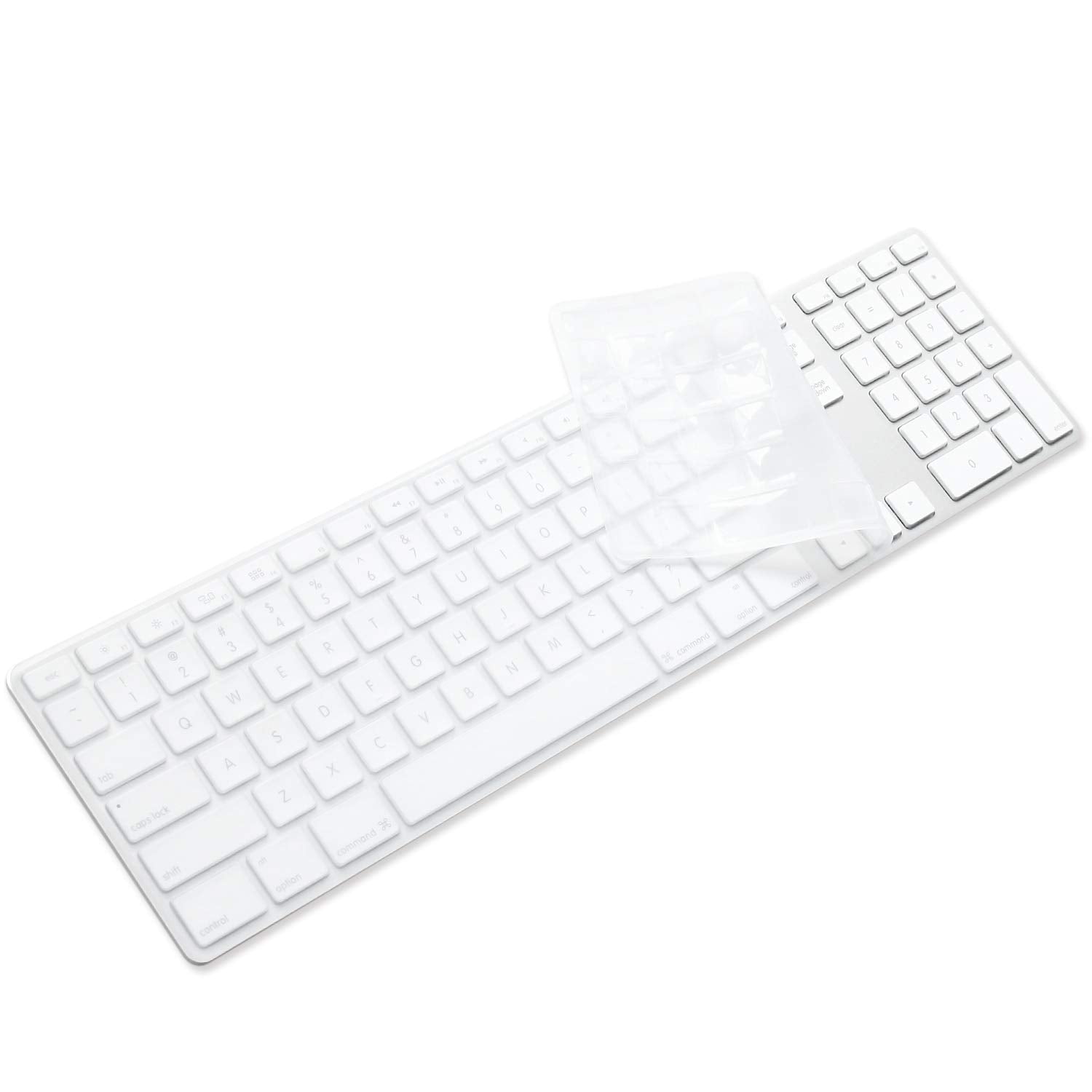 Proelife Keyboard Cover Skin For Apple Wired Usb Keyboard With Numeric Keypad (A1243, Model Mb110Ll/B, Not Fit Magic Keyboard) U