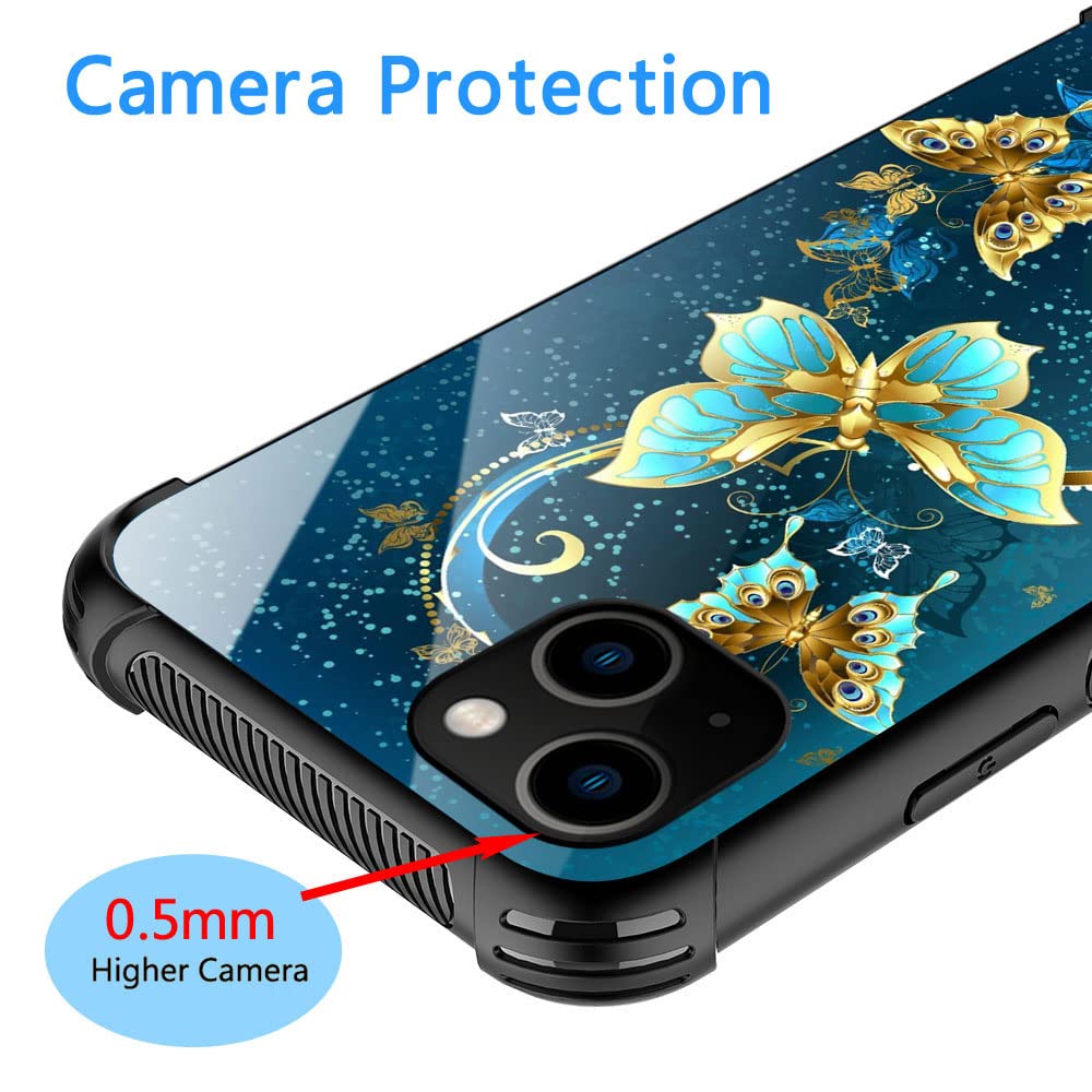 ZHEGAILIAN iPhone 13 Pro Max Phone Case Dream Catcher Organic Glass TPU 6.7 inch