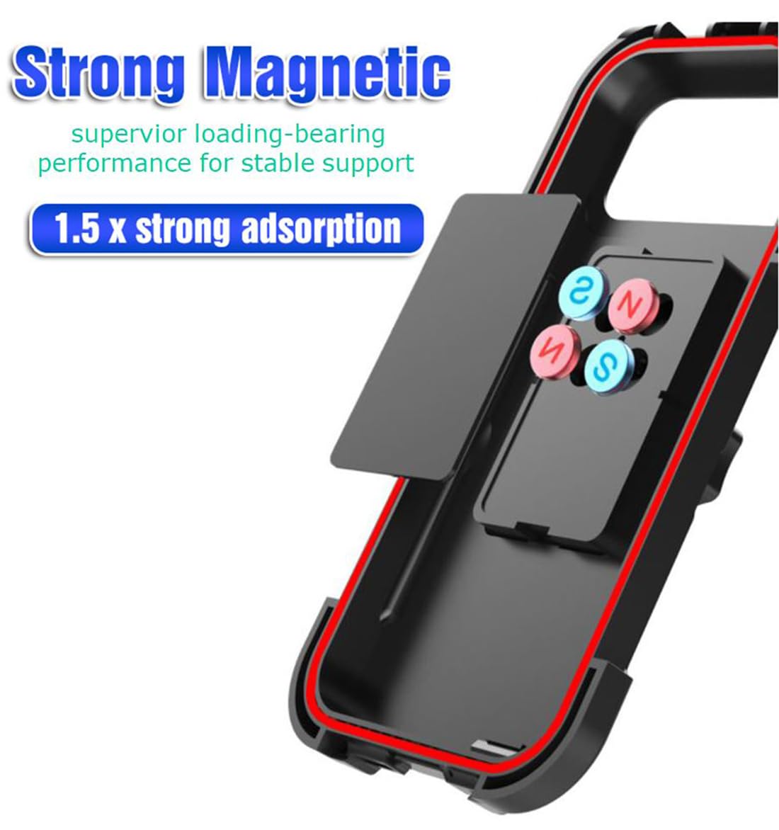 Bike Phone Mount Waterproof.Universal Bike Mobile Phone Holder,Adjustable Motorcycle Phone Mount With Touch Screen/360 Rotation