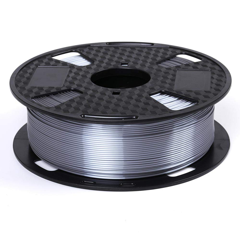 Silk Silver Pla 3D Printer Filament 1.75 Mm 1 Kg 2.2Lb Shiny Silky Shine Purple Black Red Copper Printing Material Silky Metalli