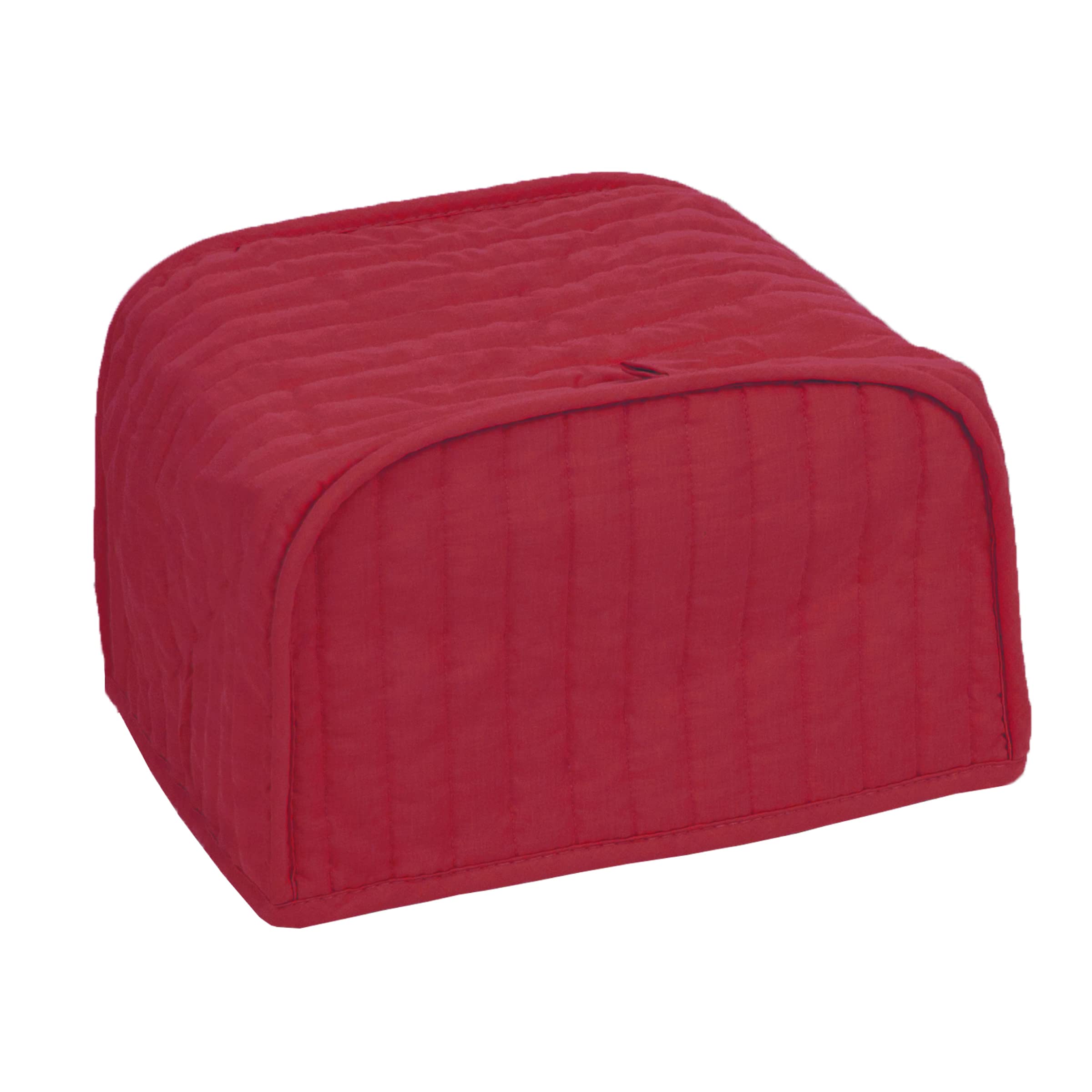 Ritz Premium Universal Two Slice Toaster Cover, 11.25' X 5.75' X 7', Polyester And Cotton Quilted, Fingerprint Protector, Super Soft Appliance Cover And Dust Cover, Paprika Red