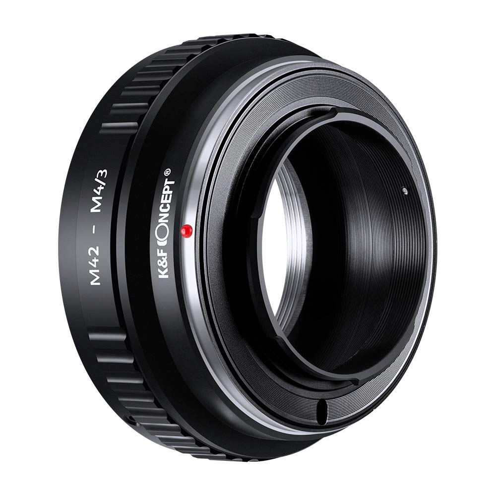 K&F Concept M42 Lens To Micro 4/3 Lens Adapter,M42 Screw Mount To Micro Four Thirds M43 Mft Fits For Olympus Pe, Panasonic Lumix