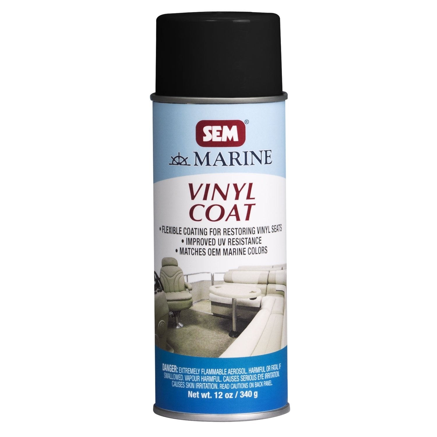 Sem M25053 Ranger Black Marine Vinyl Coat - 12 Oz.,WBAUVB003QLIW14