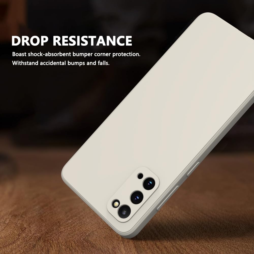 Wogroo For Samsung Galaxy S20 Case White, Scratch Resistant With Soft Touch, Slim Thin Phone Cover For Samsung Galaxy S20