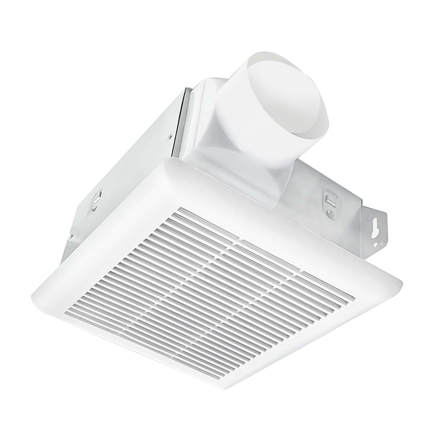 Powereng Bathroom Exhaust Fan,50 Cfm 1.0Sones Quiet Bathroom Ceiling Fan,4 Inches Duct,White,120V Vent Fan Ceiling For Bathroom/