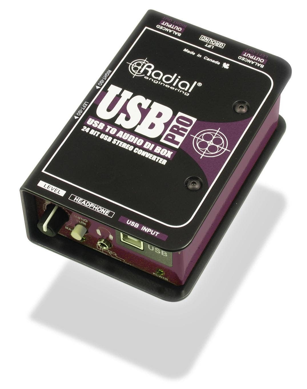 Radial USB-Pro 2-Channel Active Instrument Direct Box