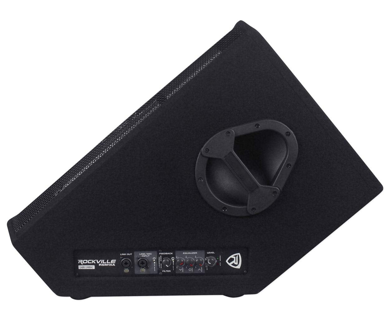 (2) Rockville Rsm15A 15'' 2 Way Powered Active Floor Monitor Speakers 2800 Watts