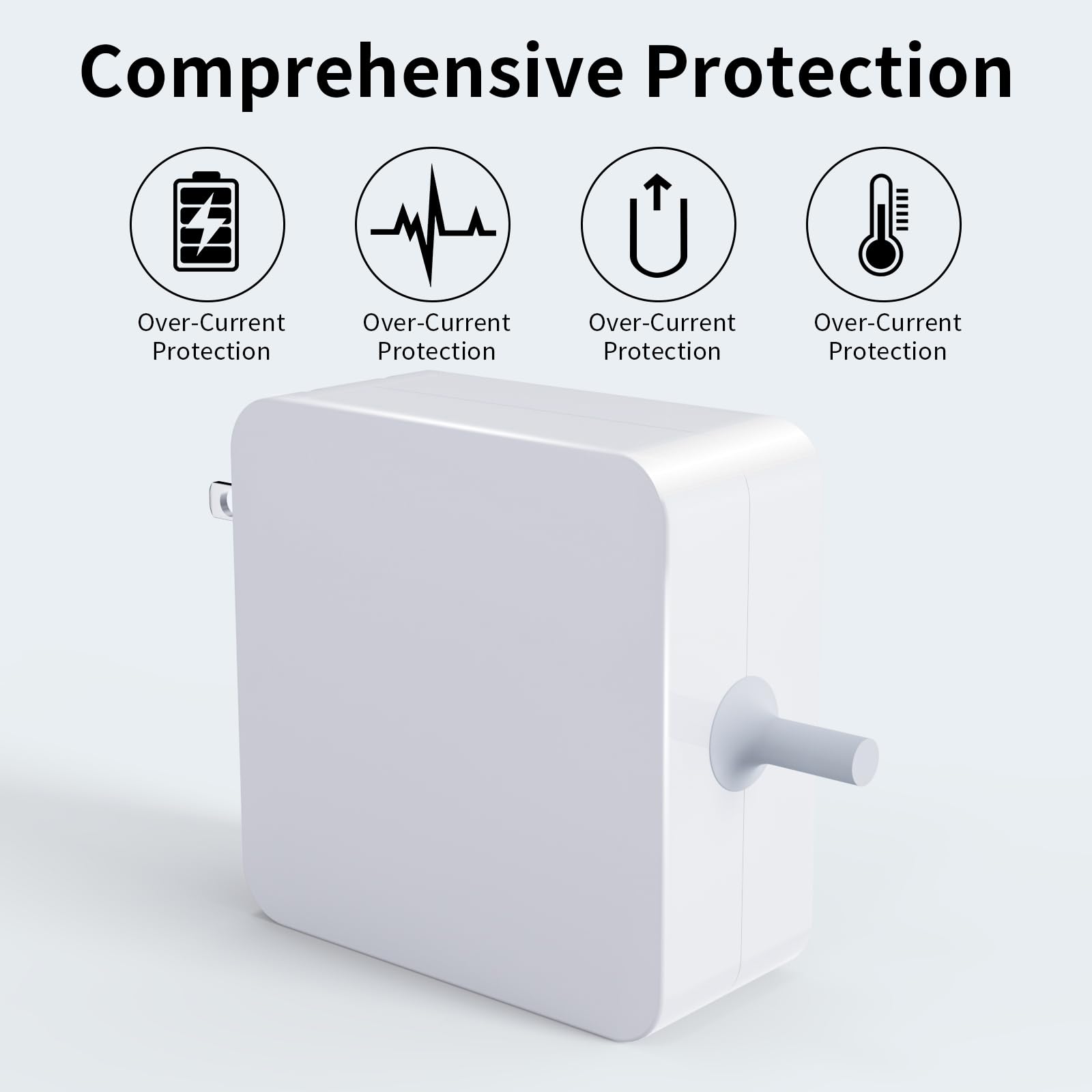 Mac Book Pro Charger, For Mac Book Pro 13 Inch Display Ac 60W L Tip Connector,Compatible With Mac Book(2009 2010 2011) Old Mac B