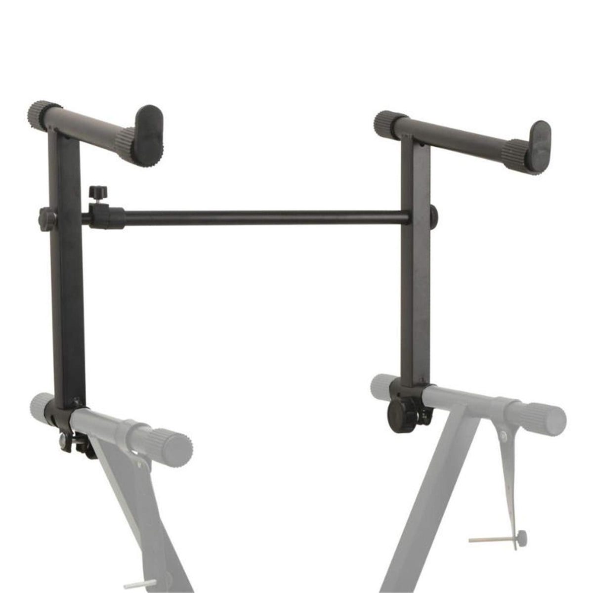 Miwayer Keyboard Stand Extension Adapter For X Style Keyboard Stand, 2 Tier Keyboard Stand Adjustable Width (Keyboard Stand Exte