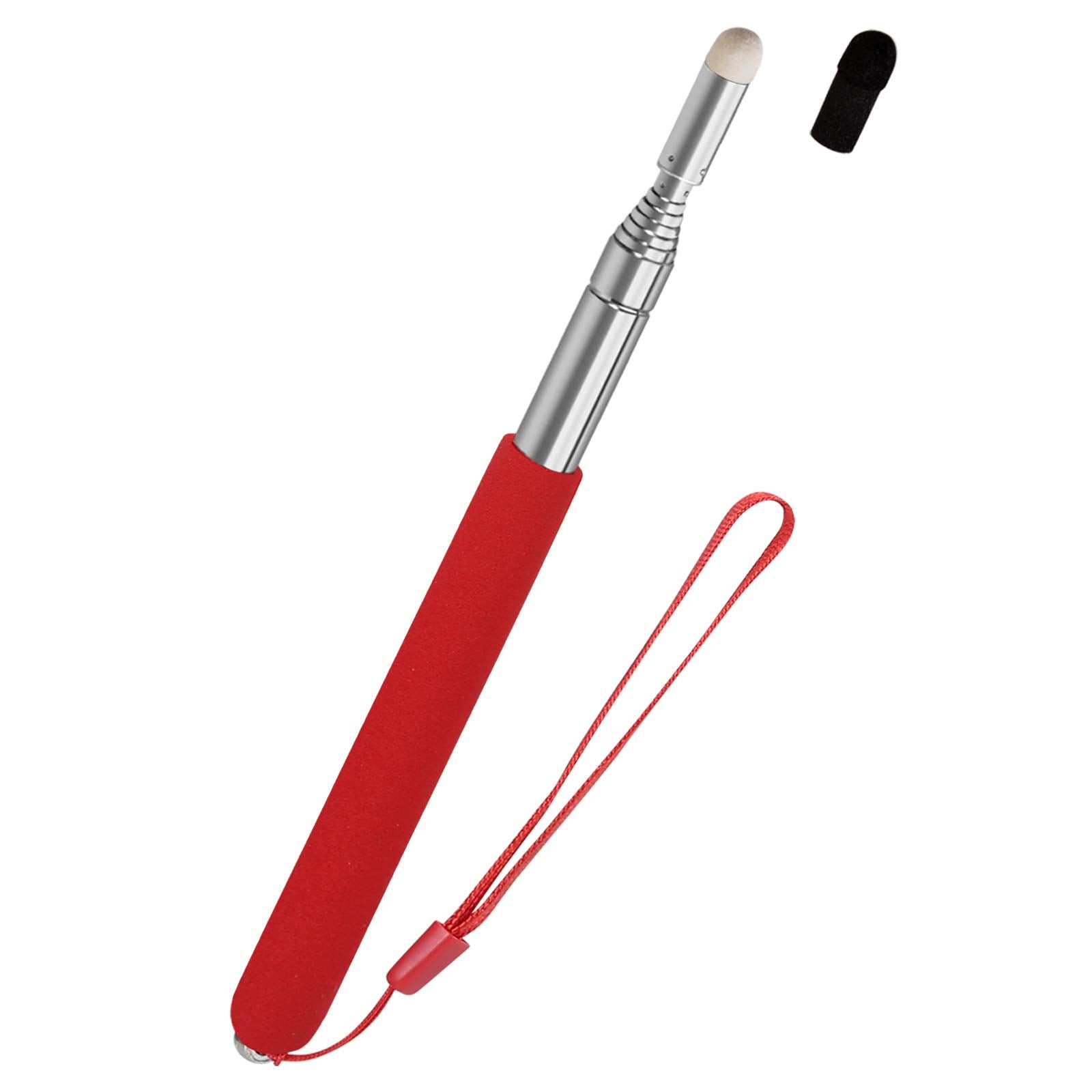 KESOTO Teachers Pointer Stick, Telescopic Teaching Pointer, Retractable Classroom Whiteboard Pointer Extendable for Teachers, Gu