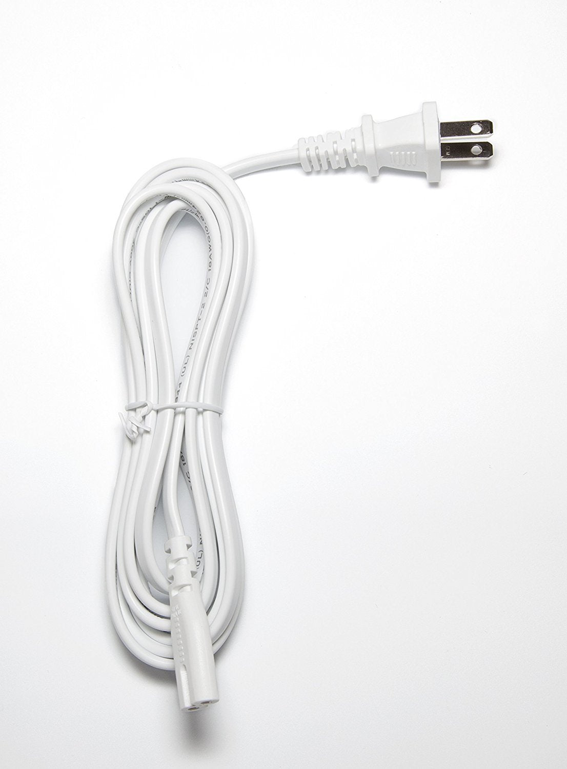 Omnihil 10 Feet White Ac Power Cord Compatible With Sonos Connect Amp Digital Media Streamer (White)