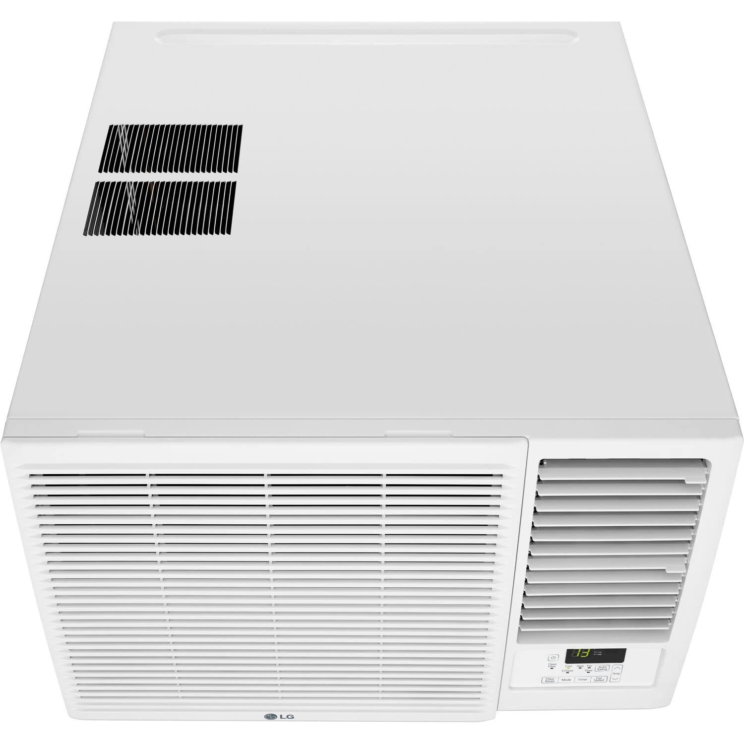 Lg 18,000 Btu Window Air Conditioner With Heat, 230/208V, Cools 1,000 Sq.Ft. For Bedroom, Living Room, Basement, Apartment, With