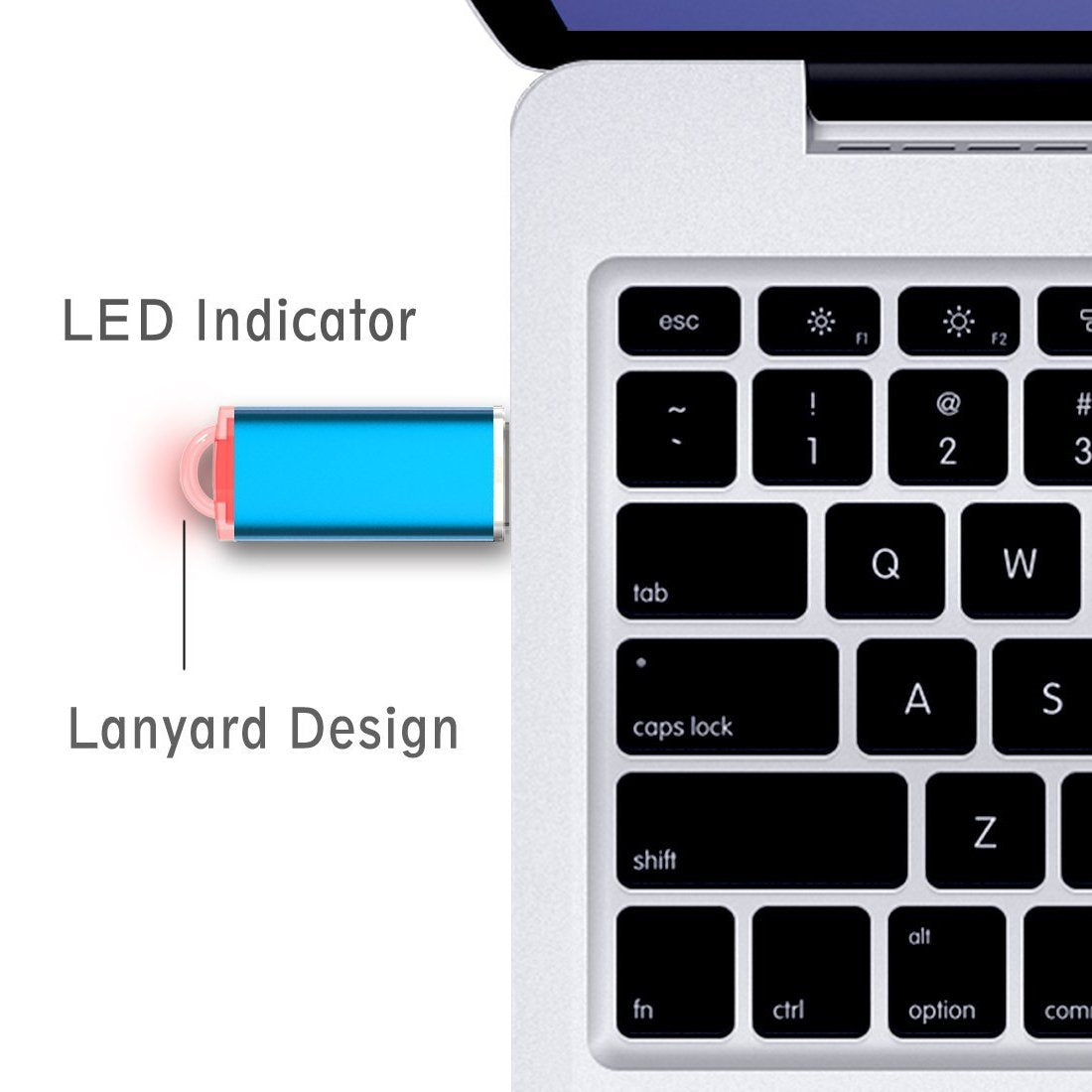 Usb Flash Drive 32Gb, Maspen Thumb Drive 2.0 High Speed Memory Stick Jump/ Zip/ Pen Drive,Blue,32 Gb