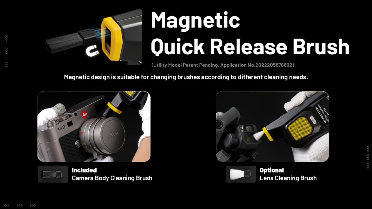 Nitecore Blowerbaby Bb2 Usb-C Rechargeable Electronic Air Duster Blower For Camera, Keyboard, Laptop Cleaning With Lumentac Cabl