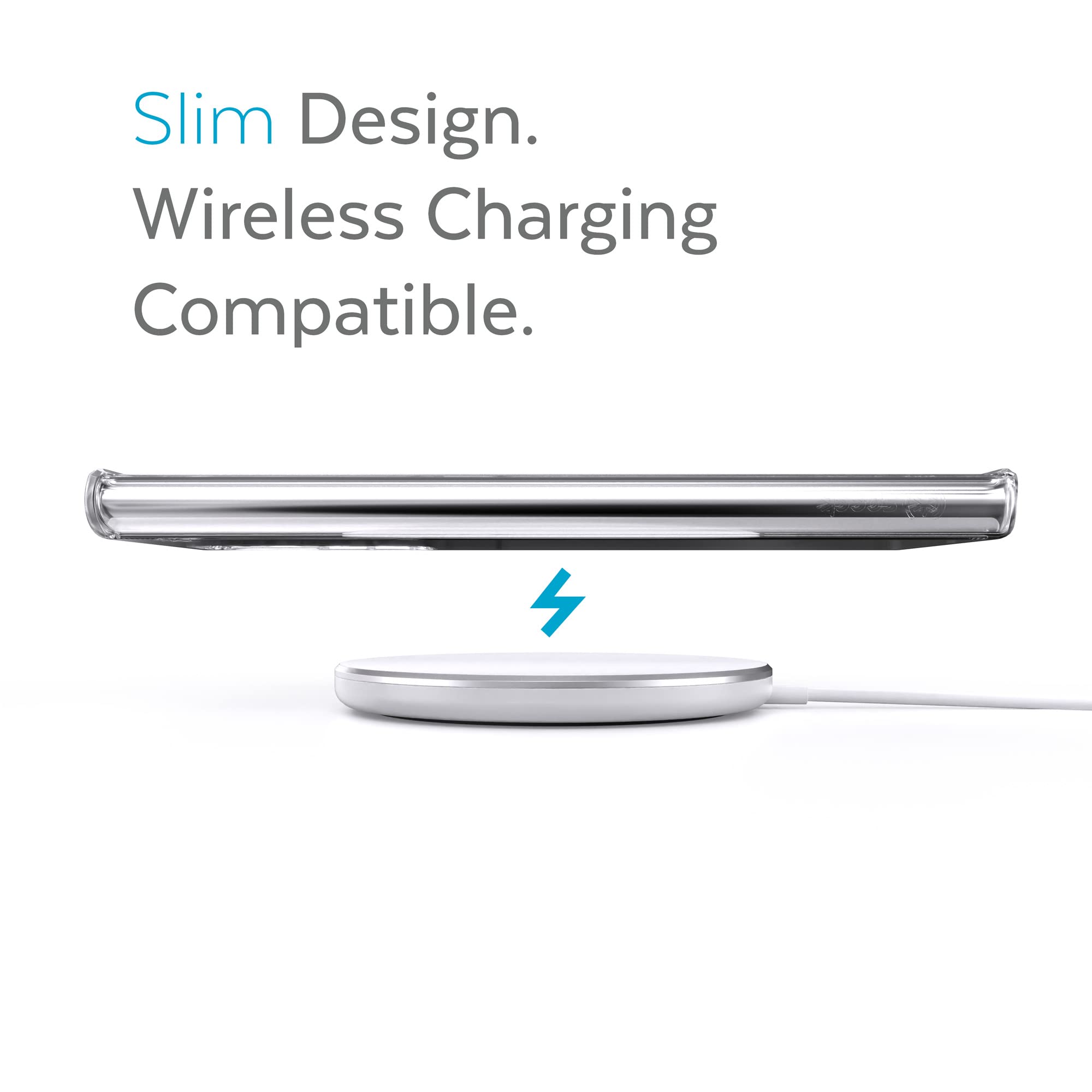 Speck Clear Samsung Galaxy S22 Ultra Case - Drop Protection, Scratch Resistant & Shock-Absorbent Clear Case For Galaxy S22 Ultra